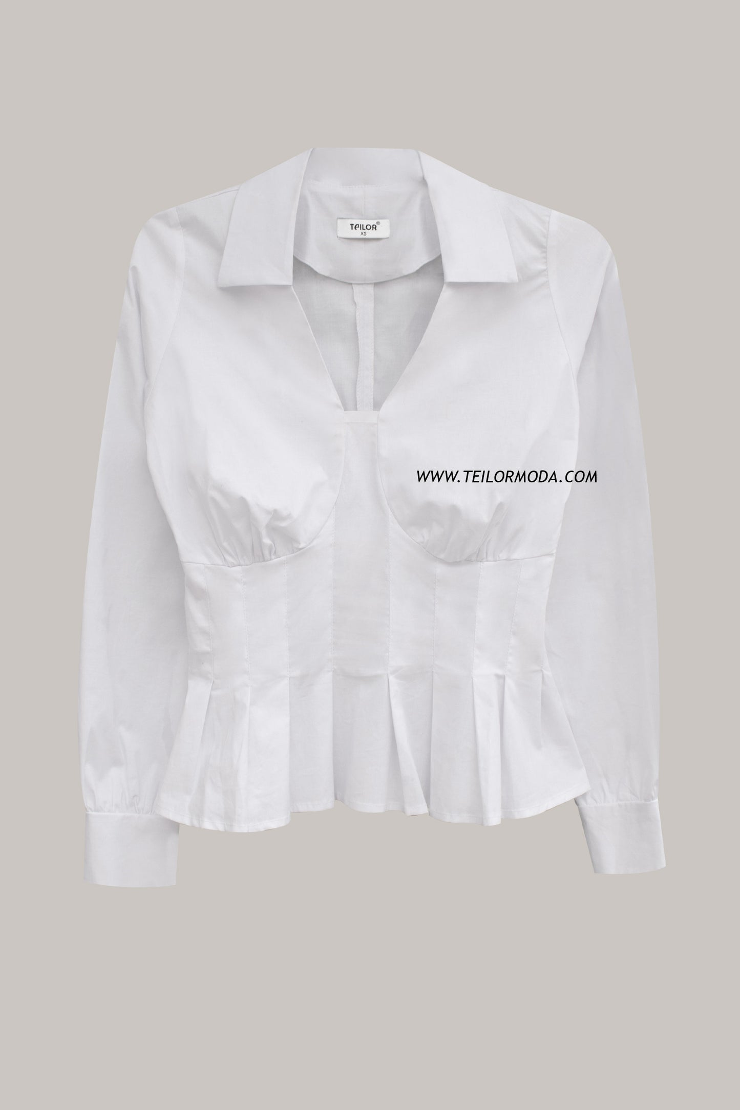 BLUSA PEPLUM ROMY BLANCO