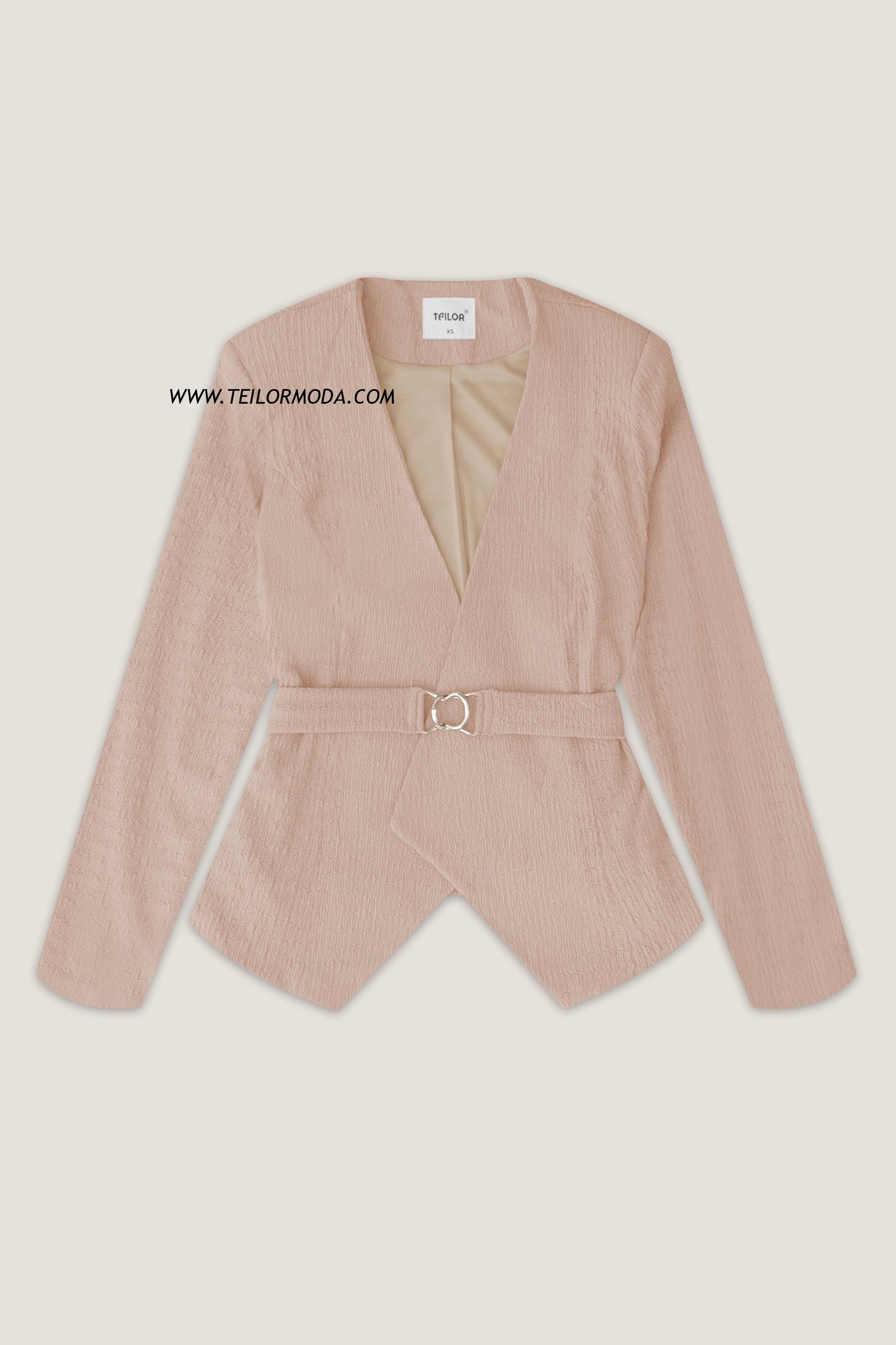 BLAZER CRUZADO ALESSIA BEIGE