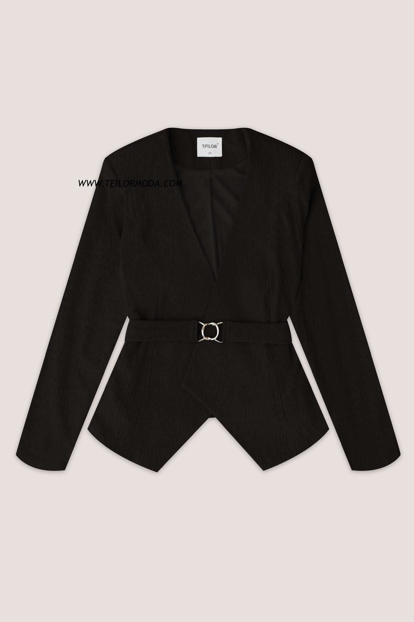 BLAZER CRUZADO ALESSIA NEGRO