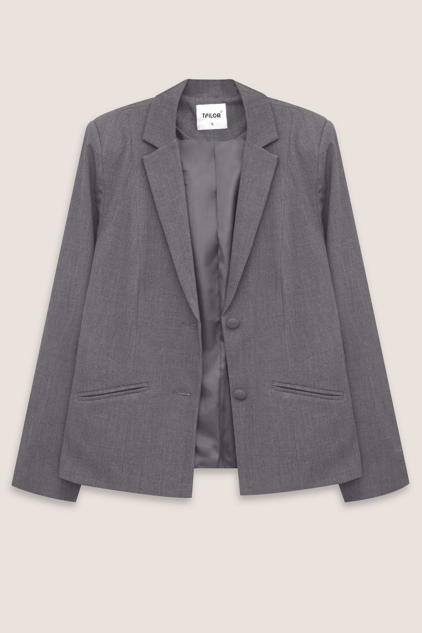 BLAZER SASTRE GABRIELLE PLOMO