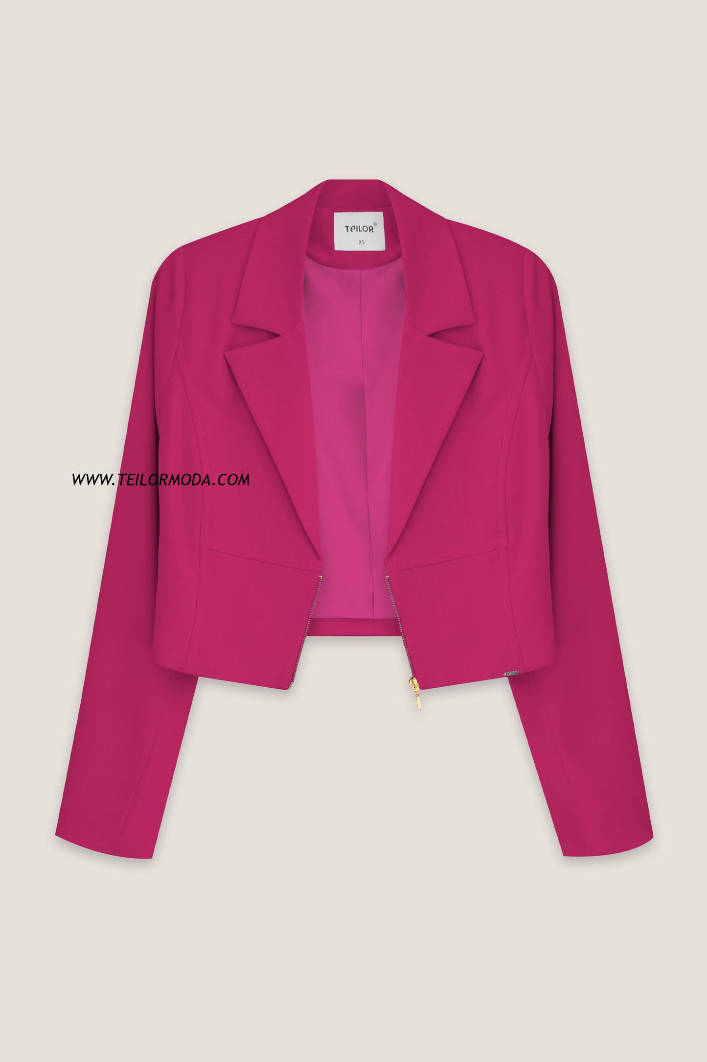 BLAZER CROPPED DONATELLA FUCSIA