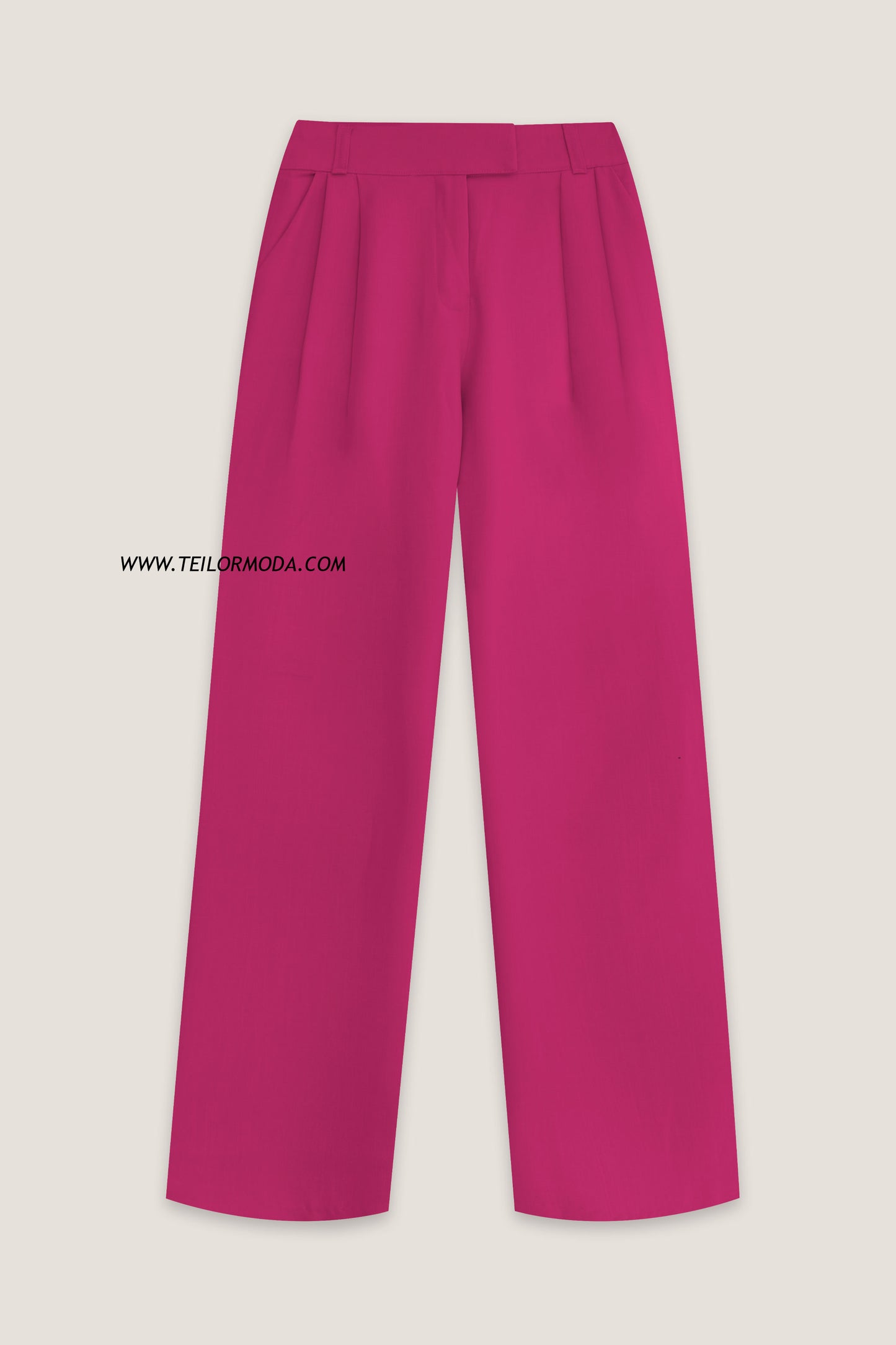 PANTALON PALAZZO DONATELLA FUCSIA