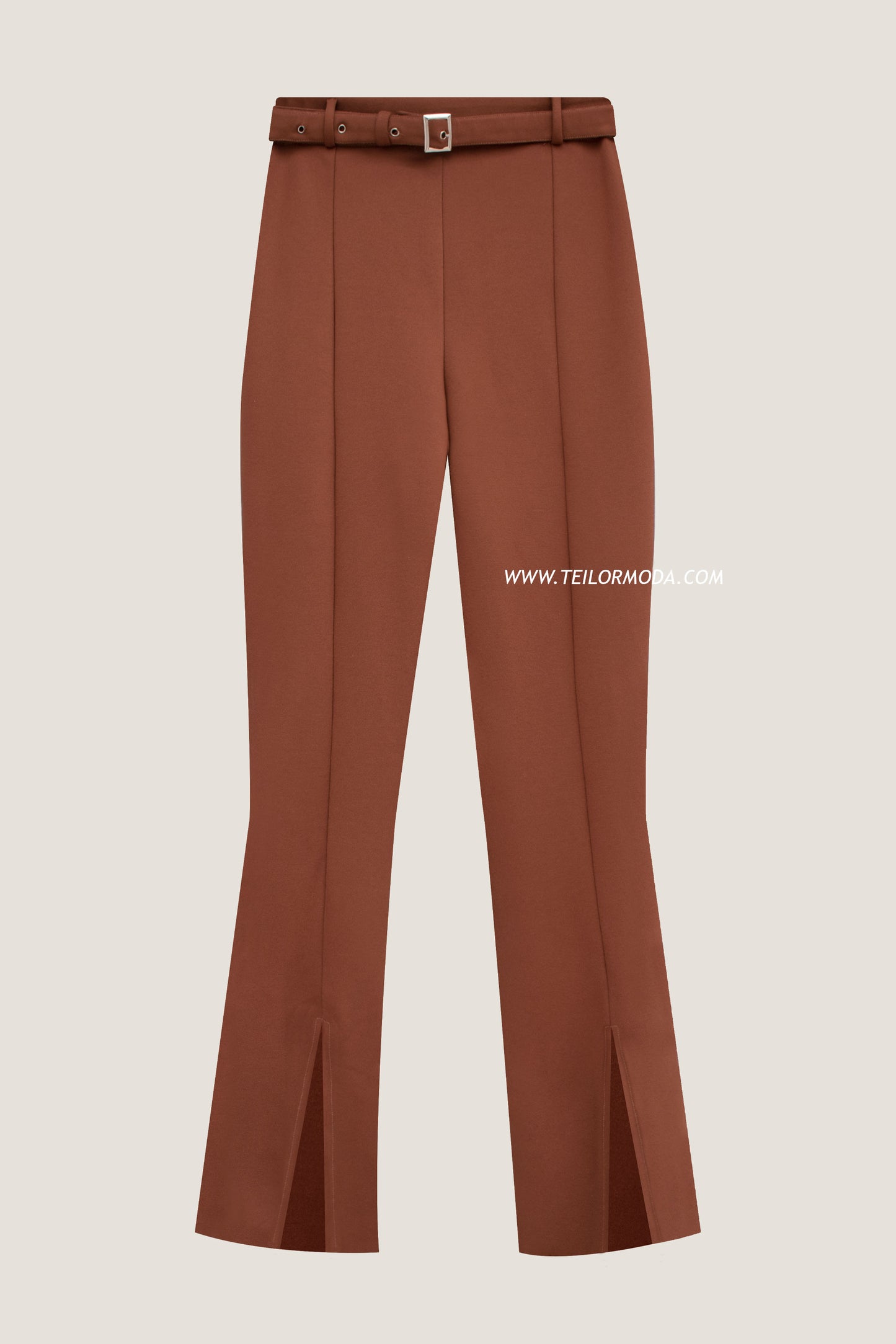 PANTALON CON ABERTURA VEGA CAMELLO
