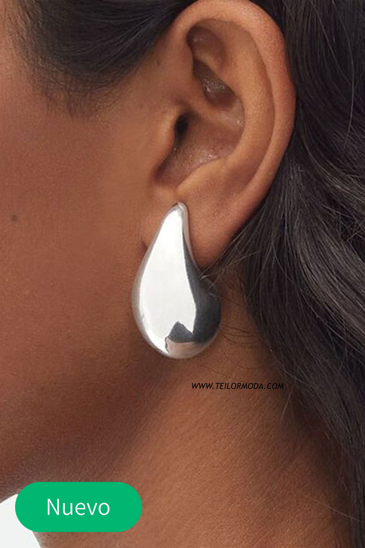 ARETES BOTEGA PLATEADOS
