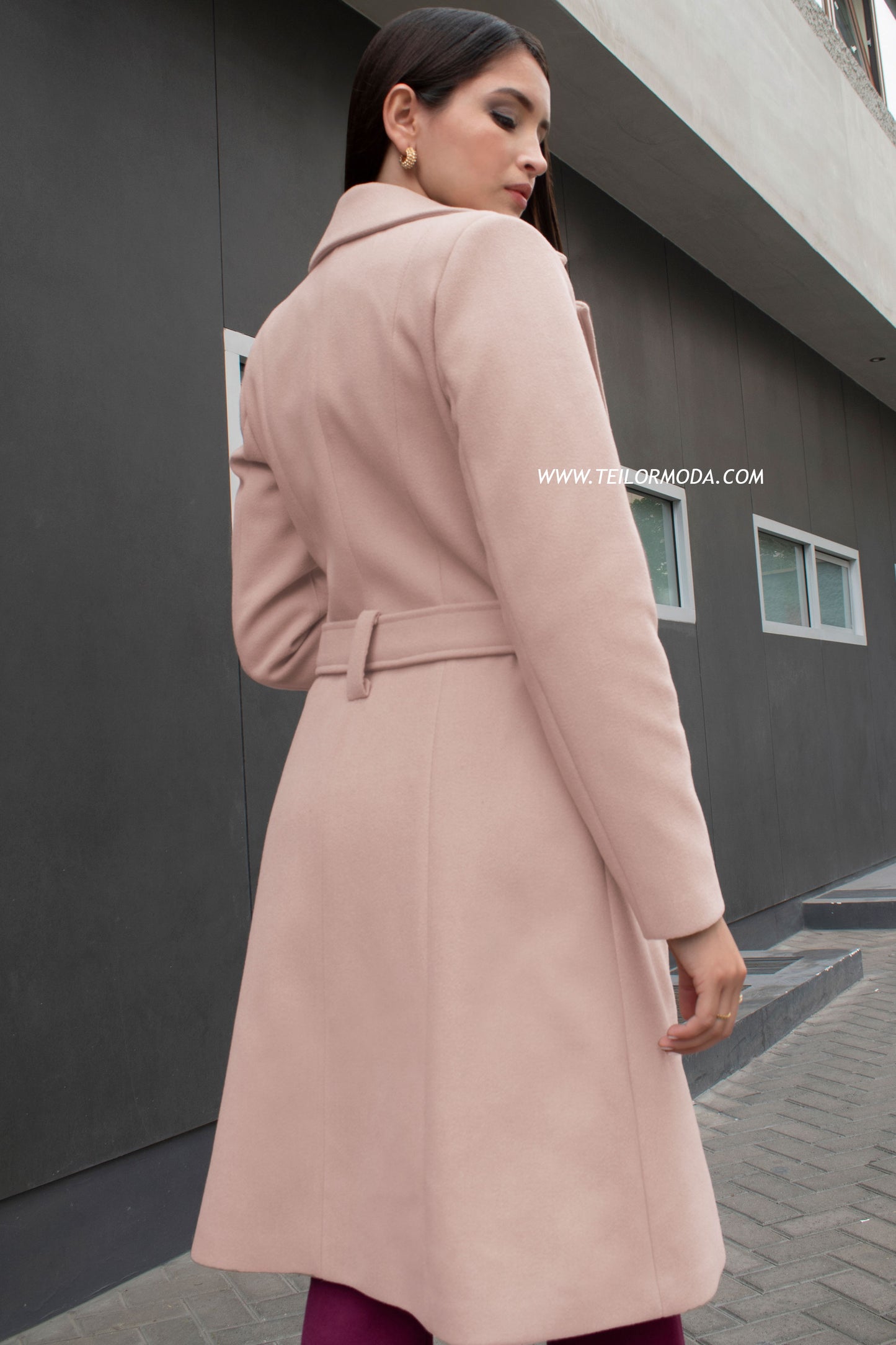 ABRIGO DE PAÑO GABRIELLE BEIGE