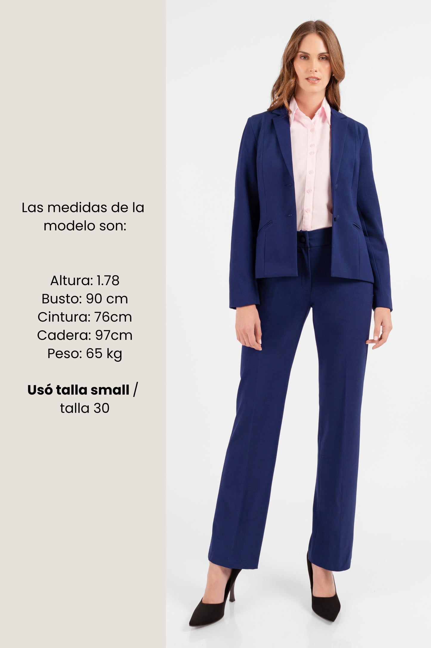 BLAZER SASTRE GABRIELLE AZUL MARINO