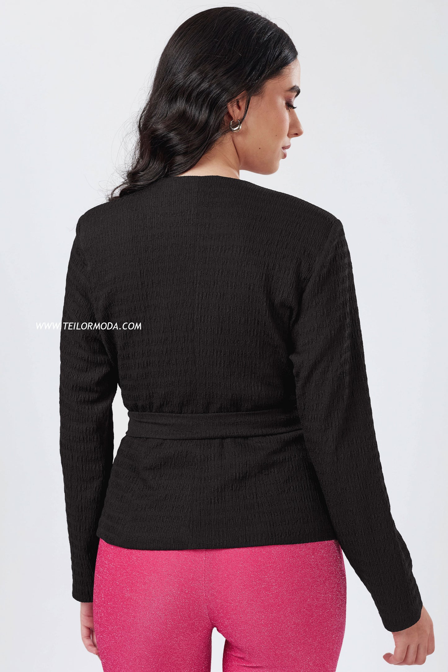 BLAZER CRUZADO ALESSIA NEGRO