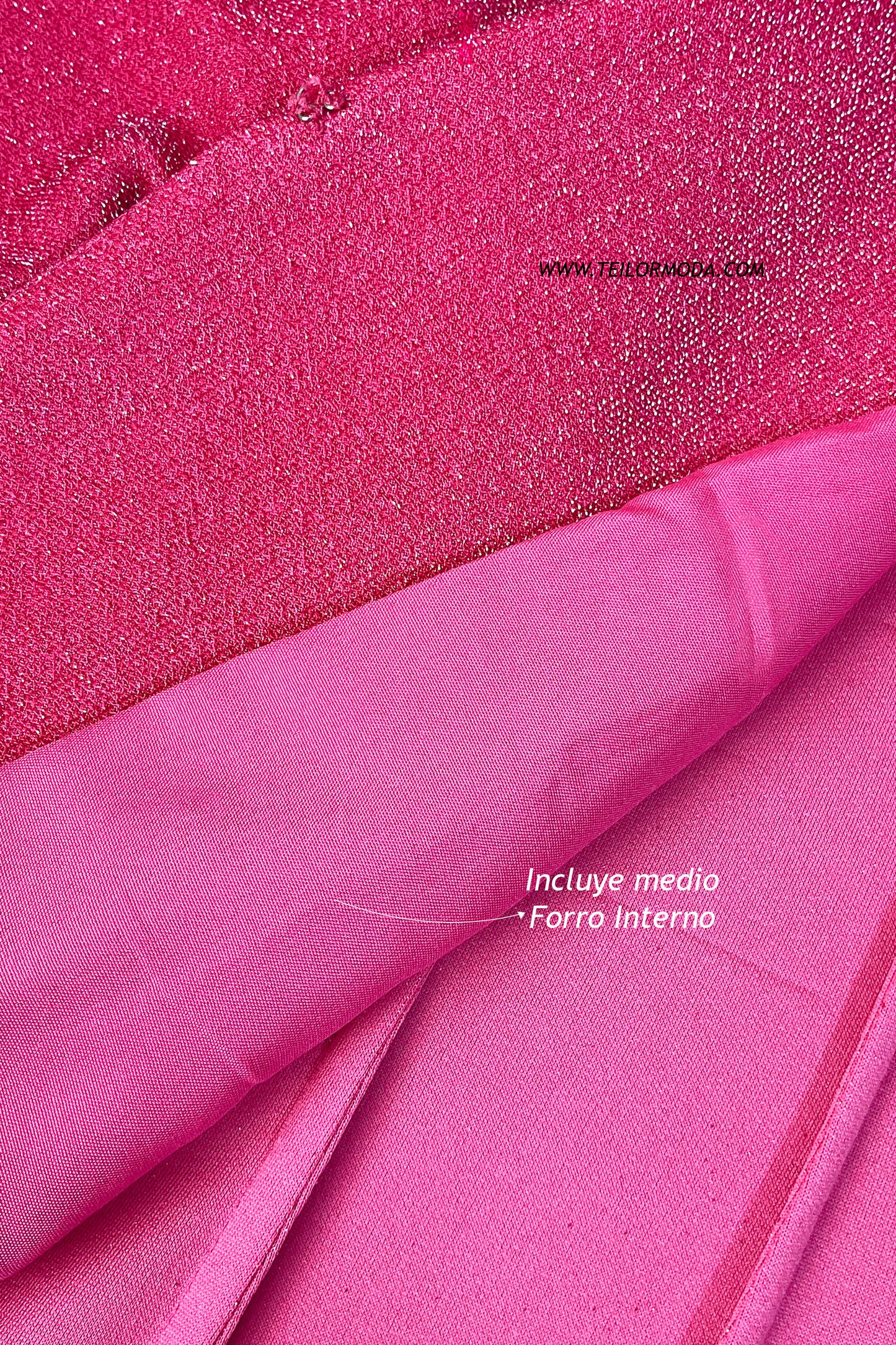 BLAZER BRILLANTE CHARLOTTE FUCSIA