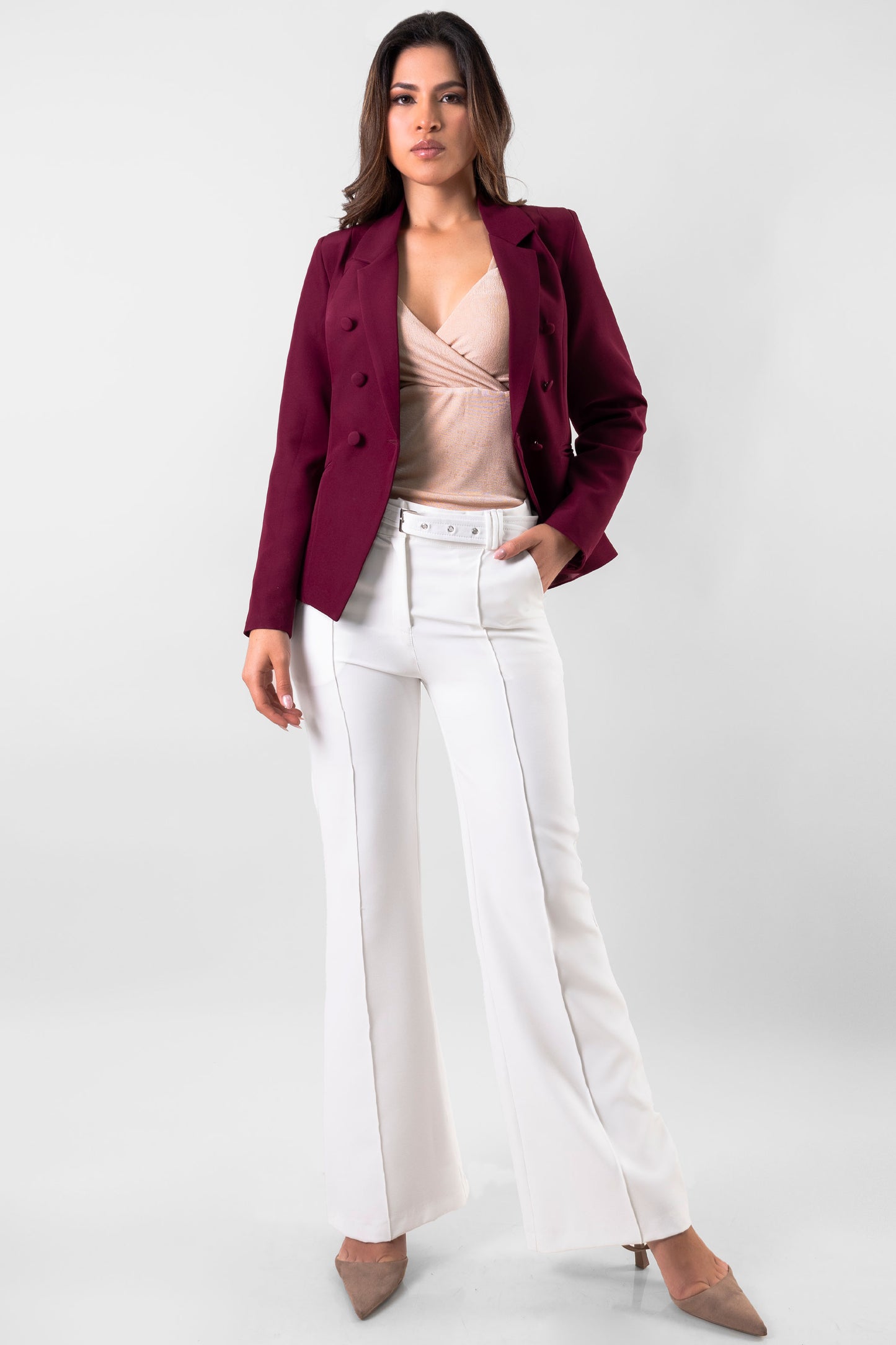 BLAZER CRUZADO GALICIA BORGOÑA
