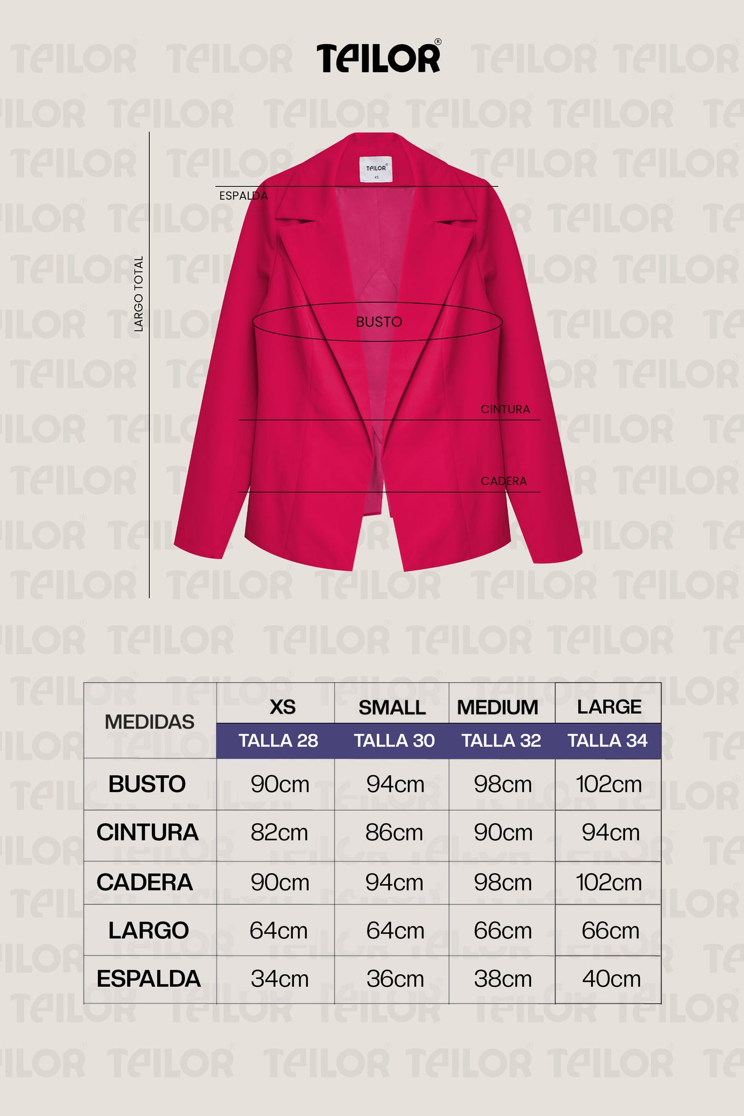 BLAZER LIA FUCSIA