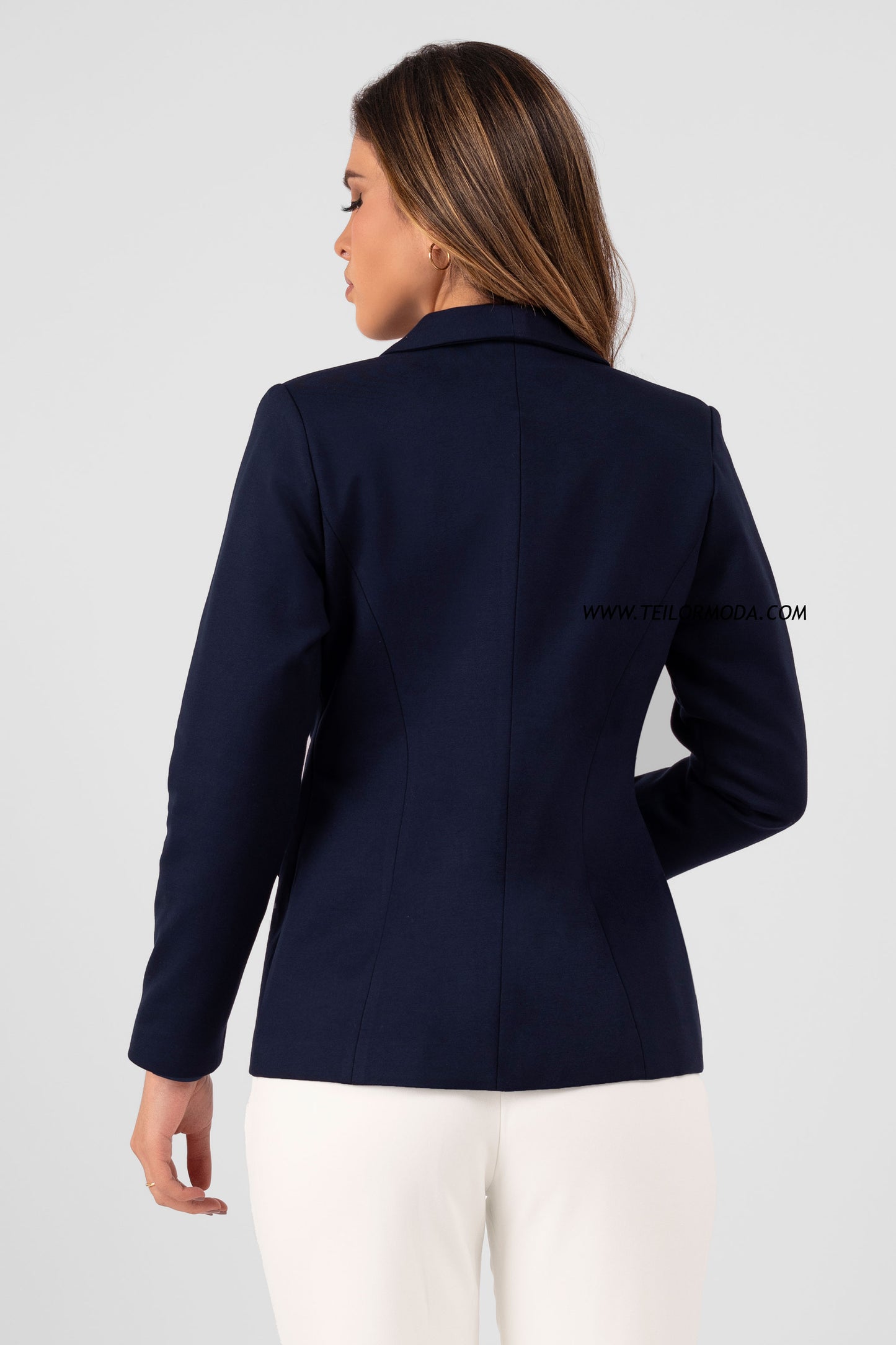BLAZER MANGA LARGA MARTINA AZUL