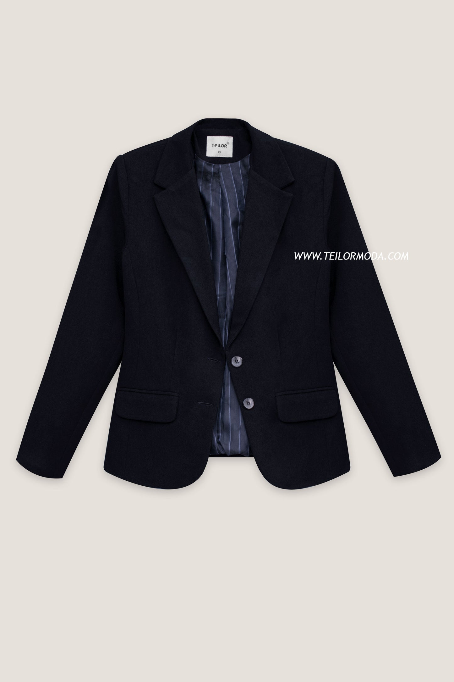 BLAZER SASTRE VALENTINA AZUL PRESIDENCIAL