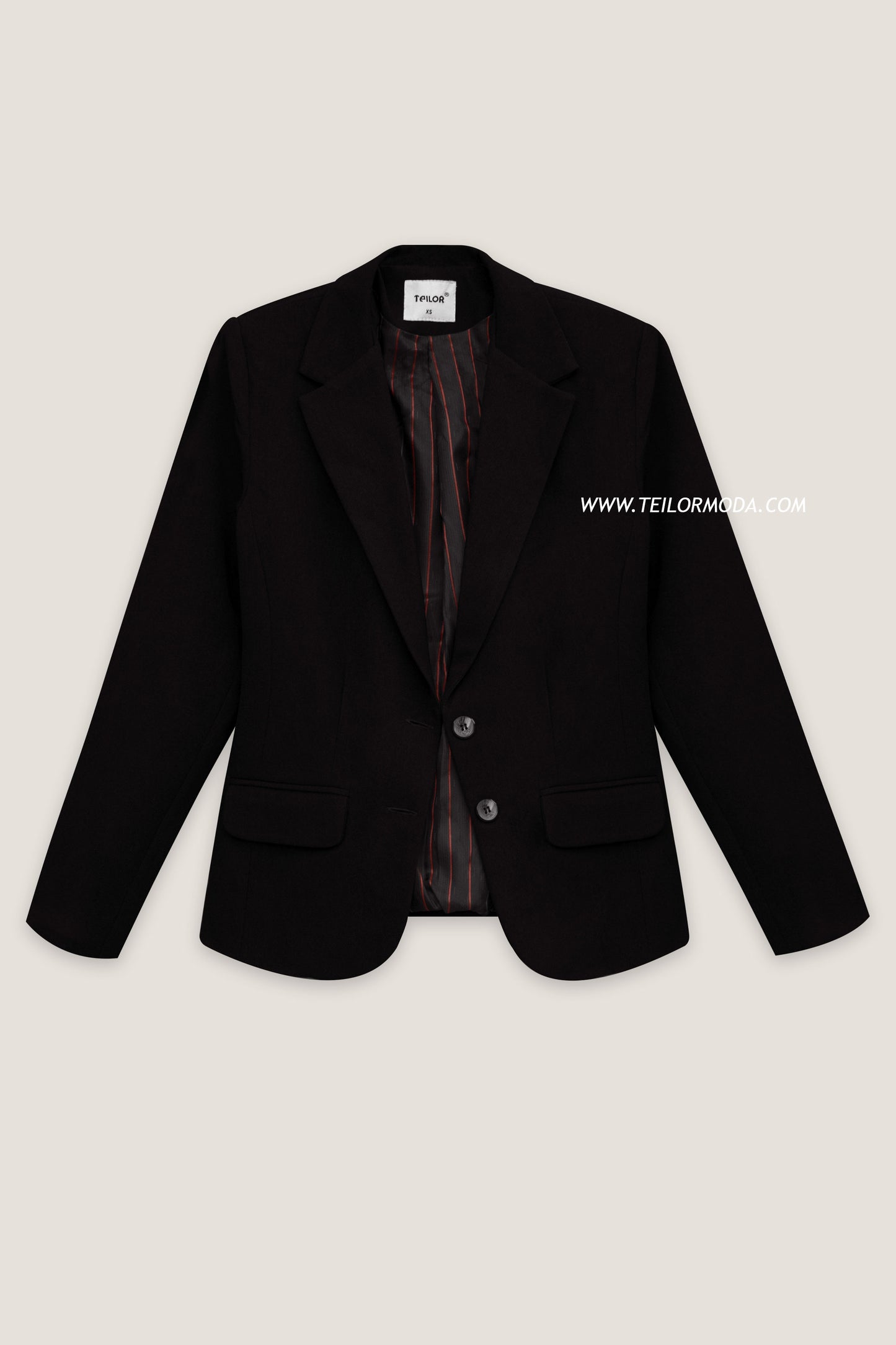 BLAZER SASTRE VALENTINA NEGRO