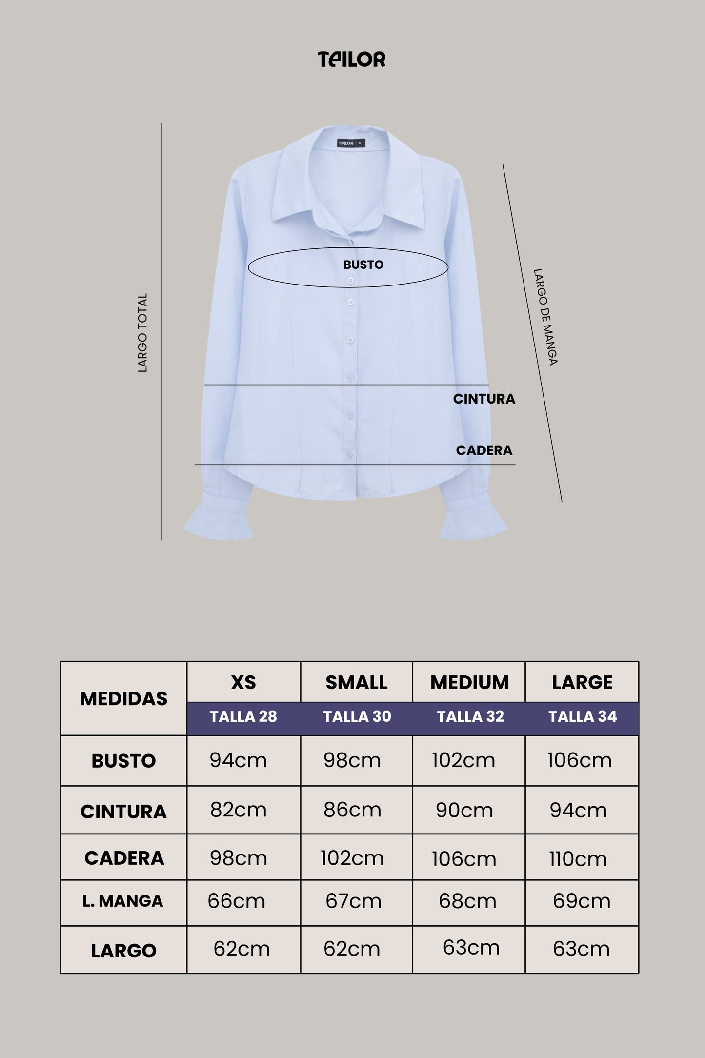 BLUSA CAMISA COTON ISABEL CELESTE