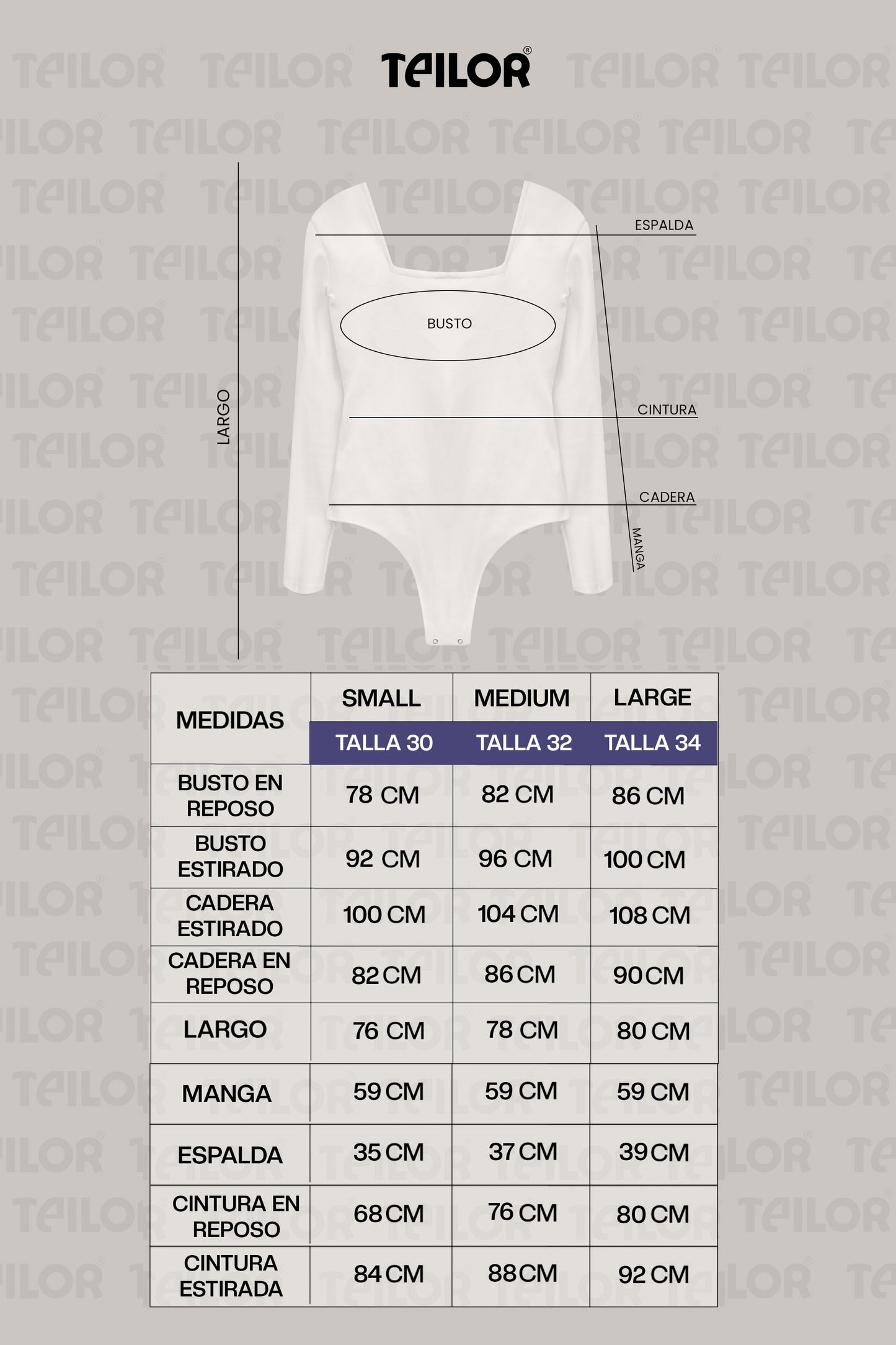 BODY CUELLO CUADRADO DIXIE PERLA