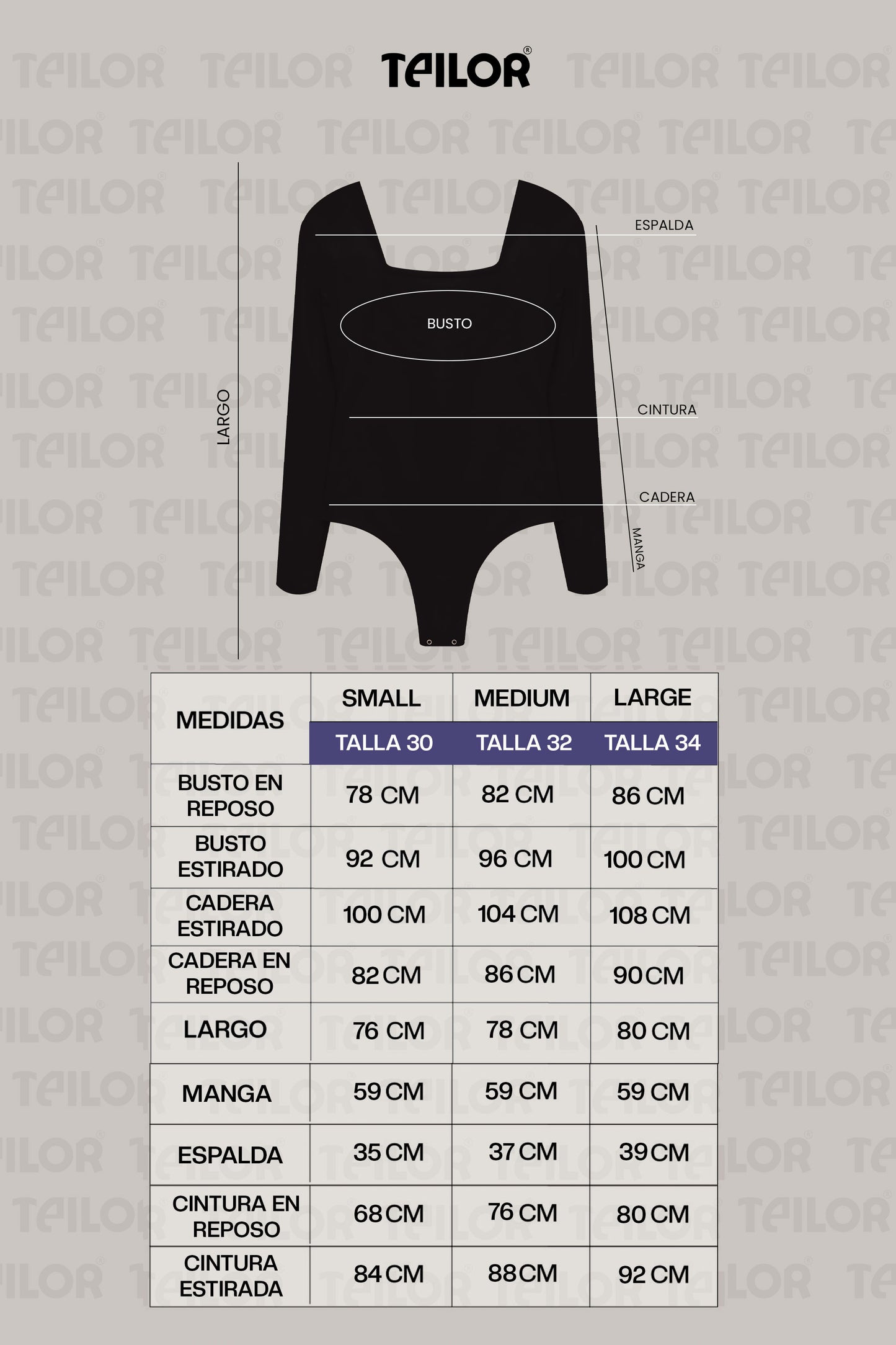 BODY CUELLO CUADRADO DIXIE NEGRO