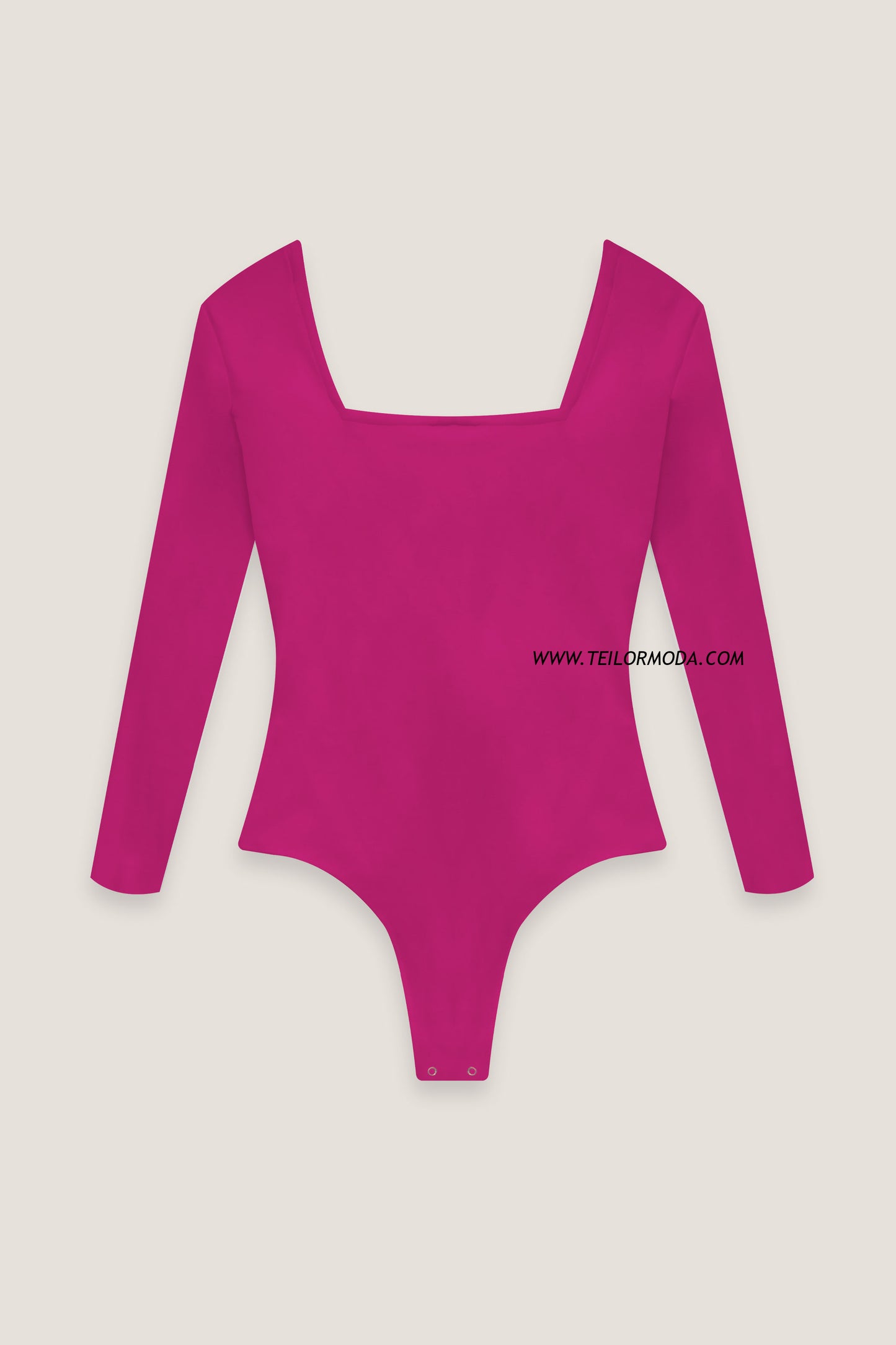 BODY CUELLO CUADRADO DIXIE FUCSIA