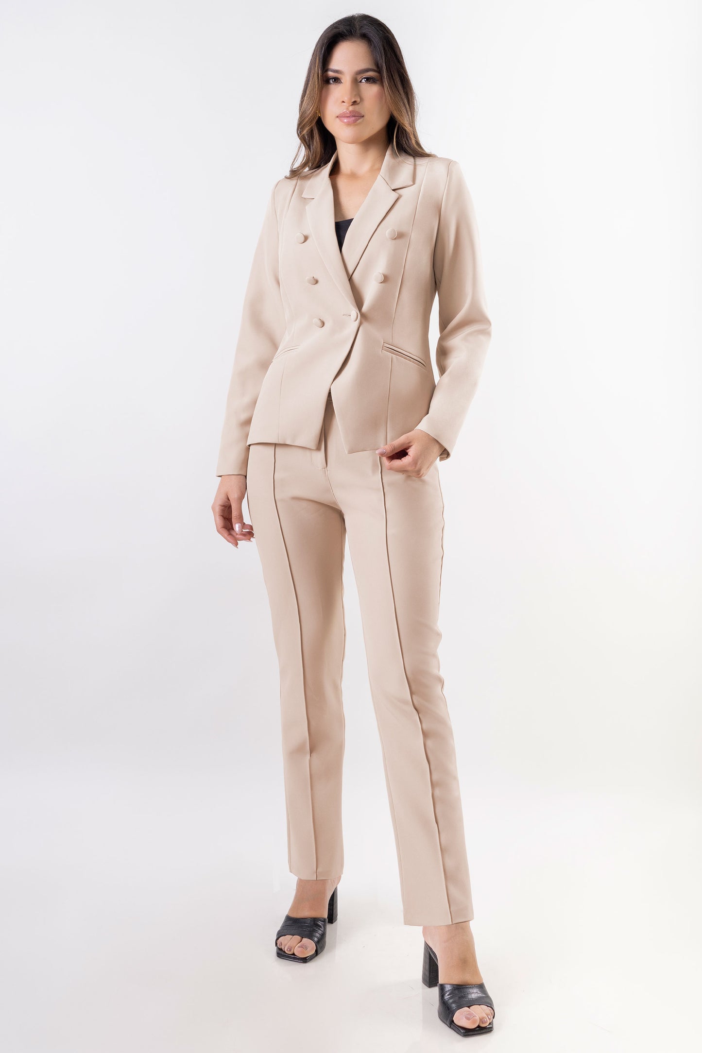 CONJUNTO SASTRE BEIGE RECTO GALICIA