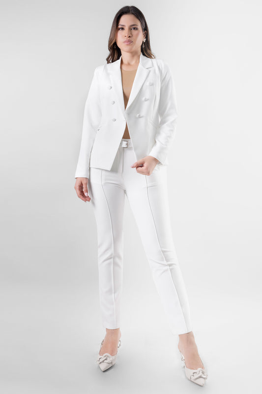 CONJUNTO SASTRE BLANCO MARFIL RECTO GALICIA