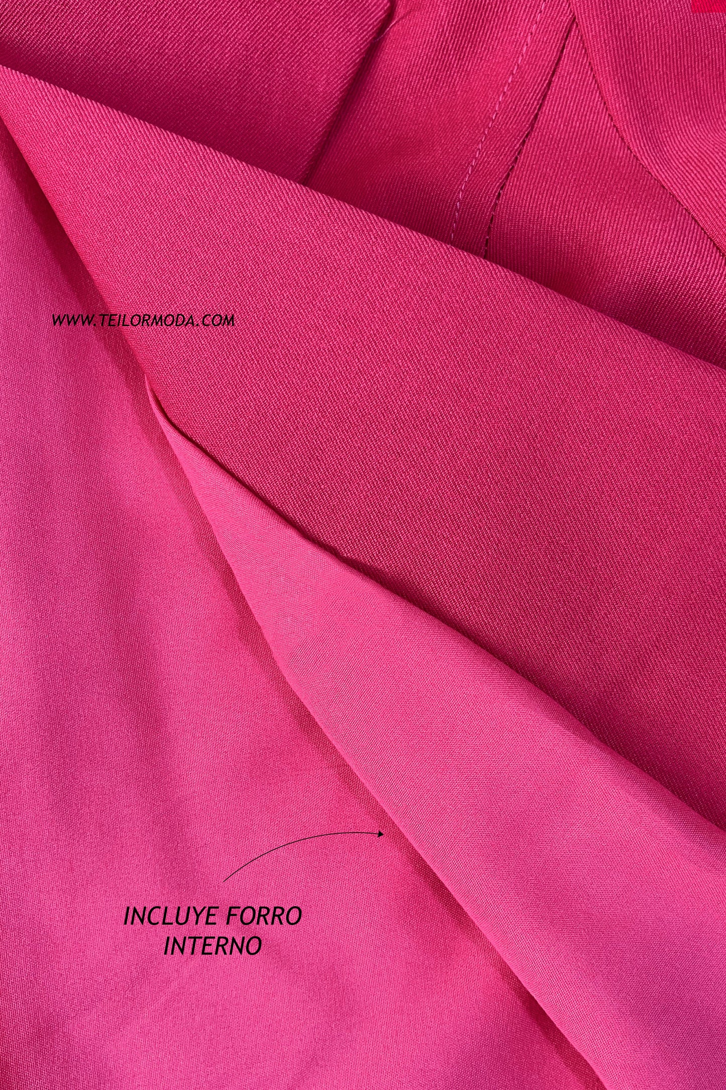 BLAZER CROPPED DONATELLA FUCSIA