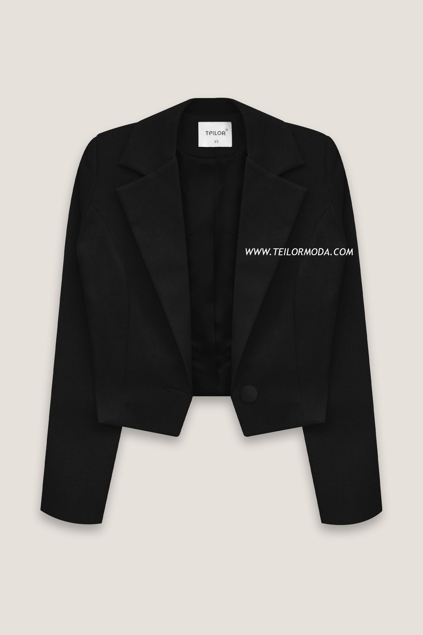 BLAZER CROPPED IZEL NEGRO