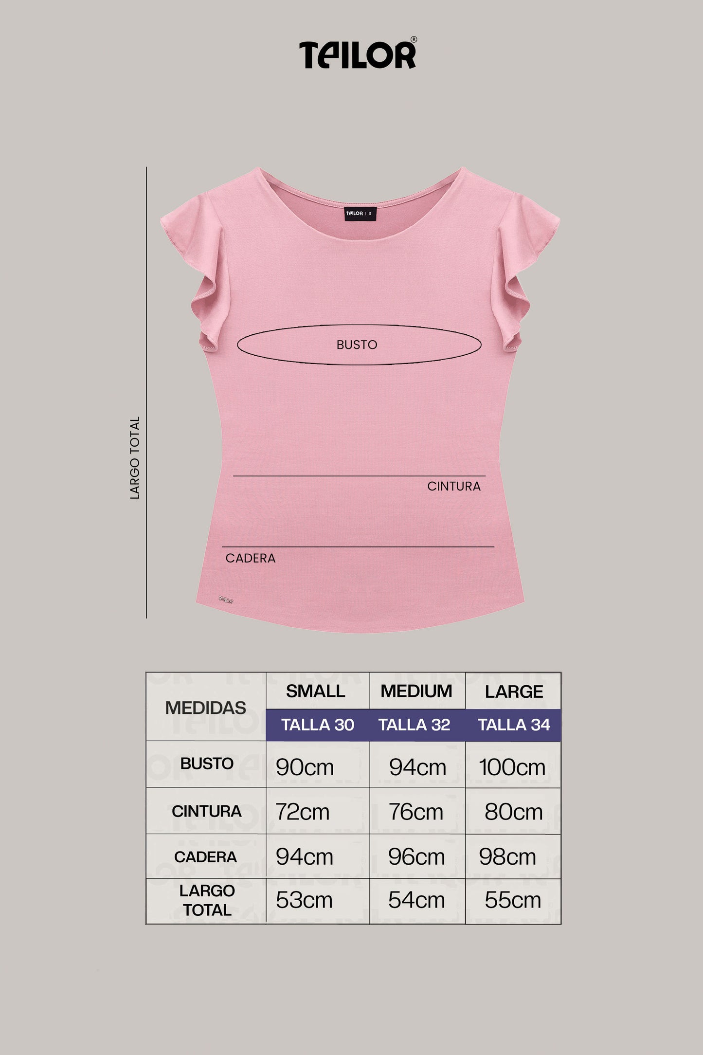 POLO CON MANGAS KAREN ROSADO