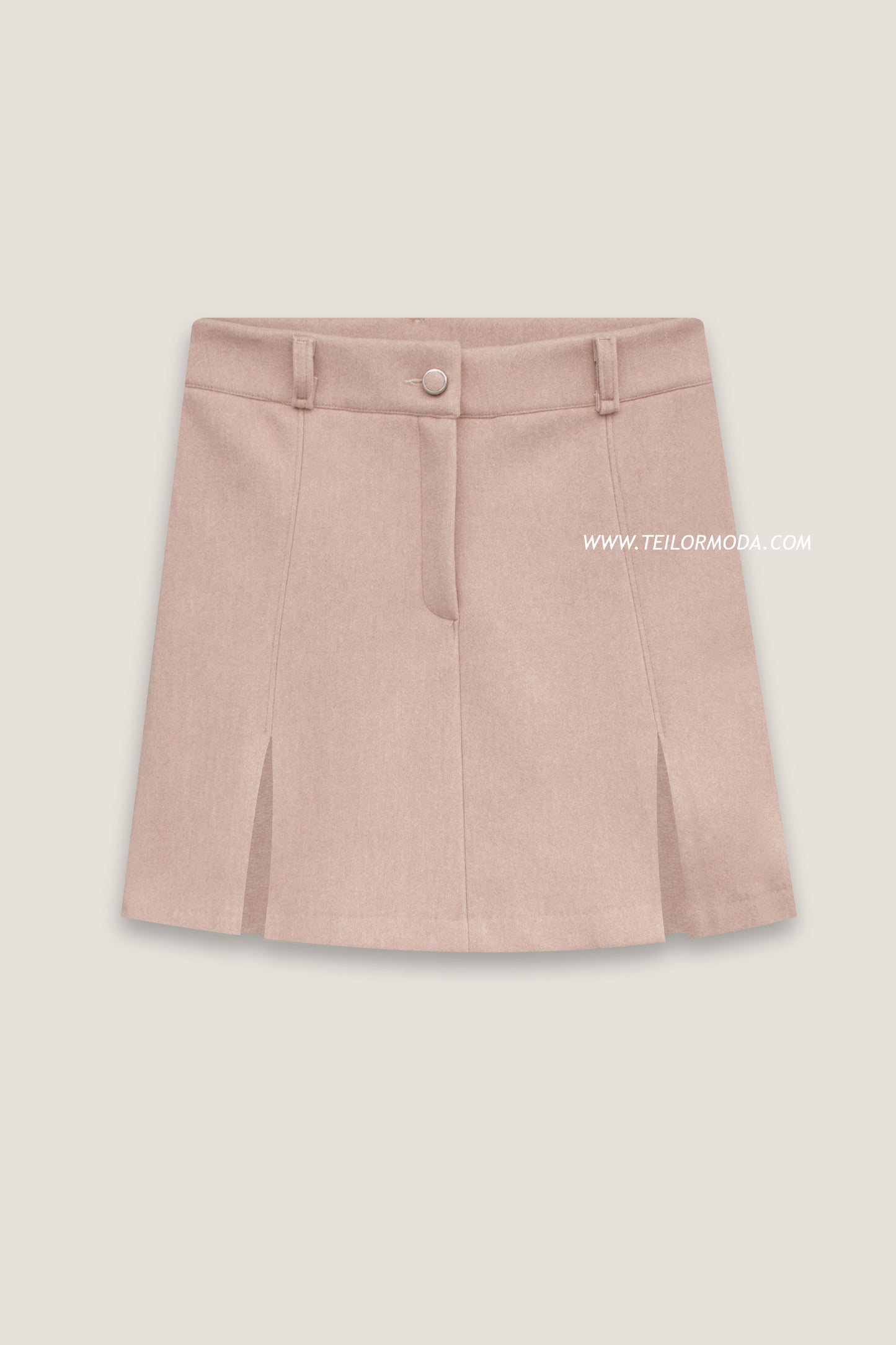 FALDA DE PAÑO HELEN BEIGE