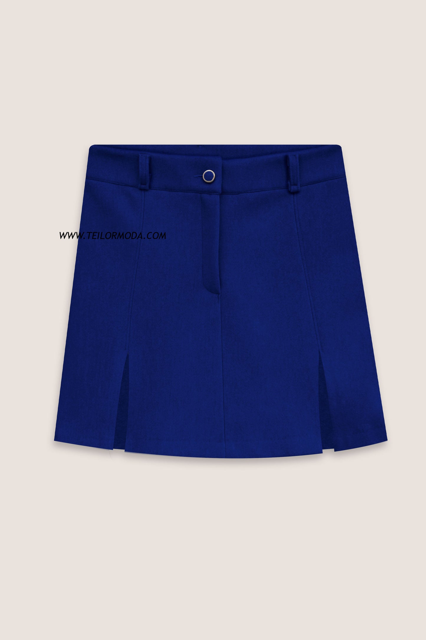 FALDA DE PAÑO HELEN AZUL