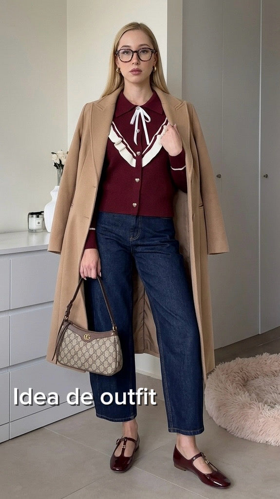 SWEATER CHOMPA ANNIE BORGOÑA