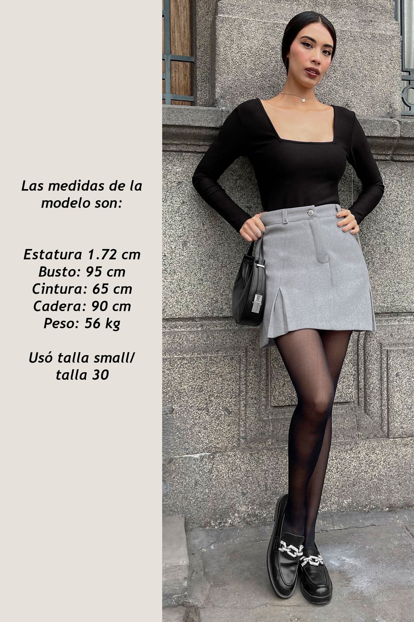 BODY CUELLO CUADRADO DIXIE NEGRO