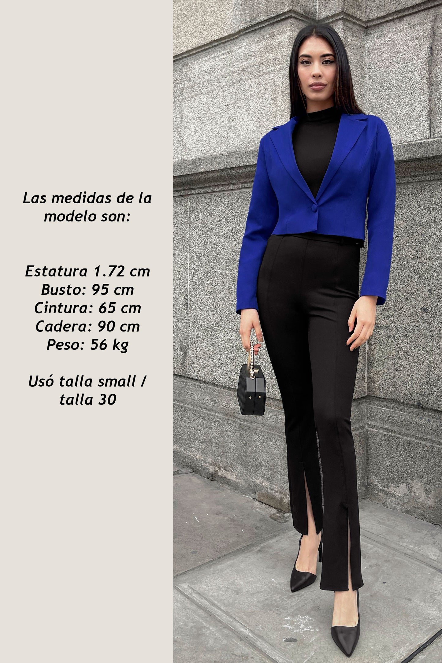 CROPPED IZEL AZULINO