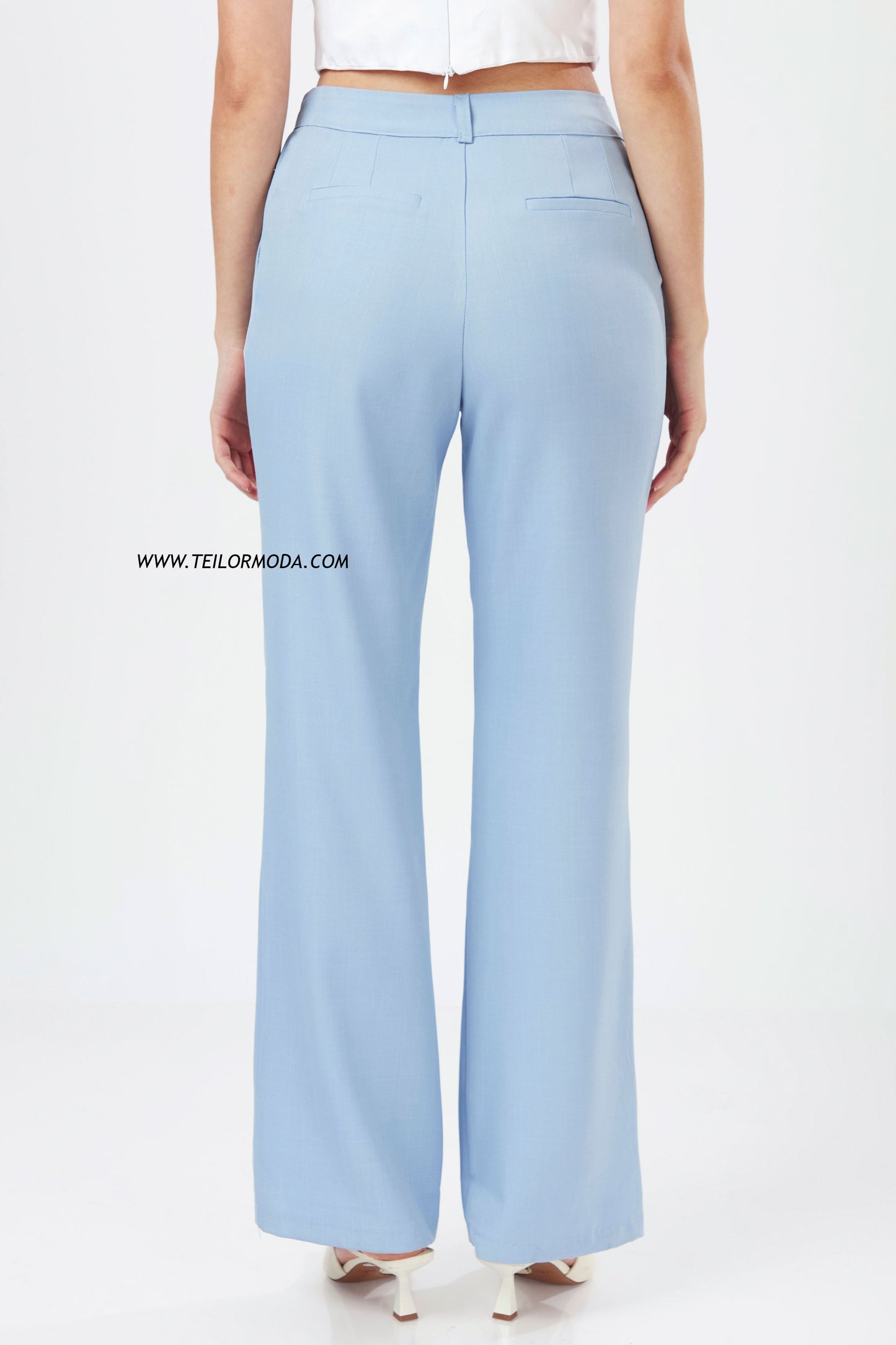 PANTALON PALAZZO DONATELLA CELESTE