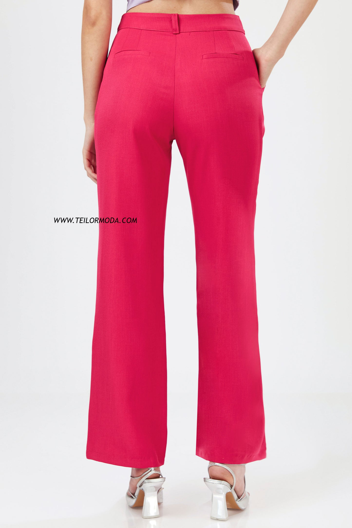PANTALON PALAZZO DONATELLA FUCSIA