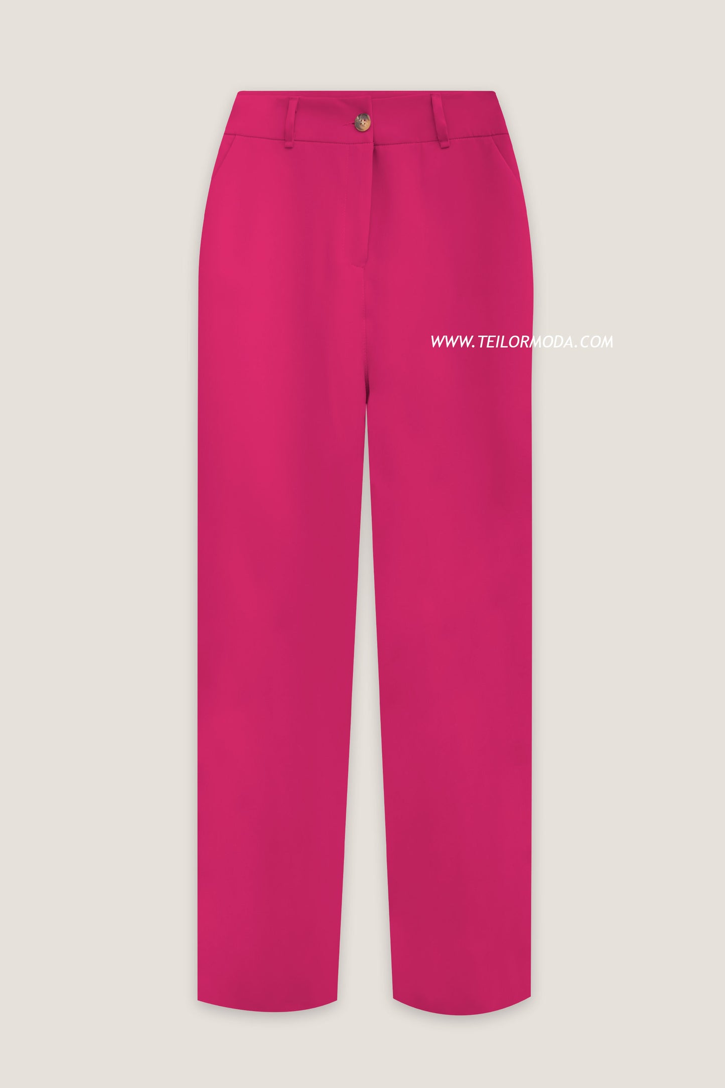 PANTALON RECTO CASUAL MARIANA FUCSIA