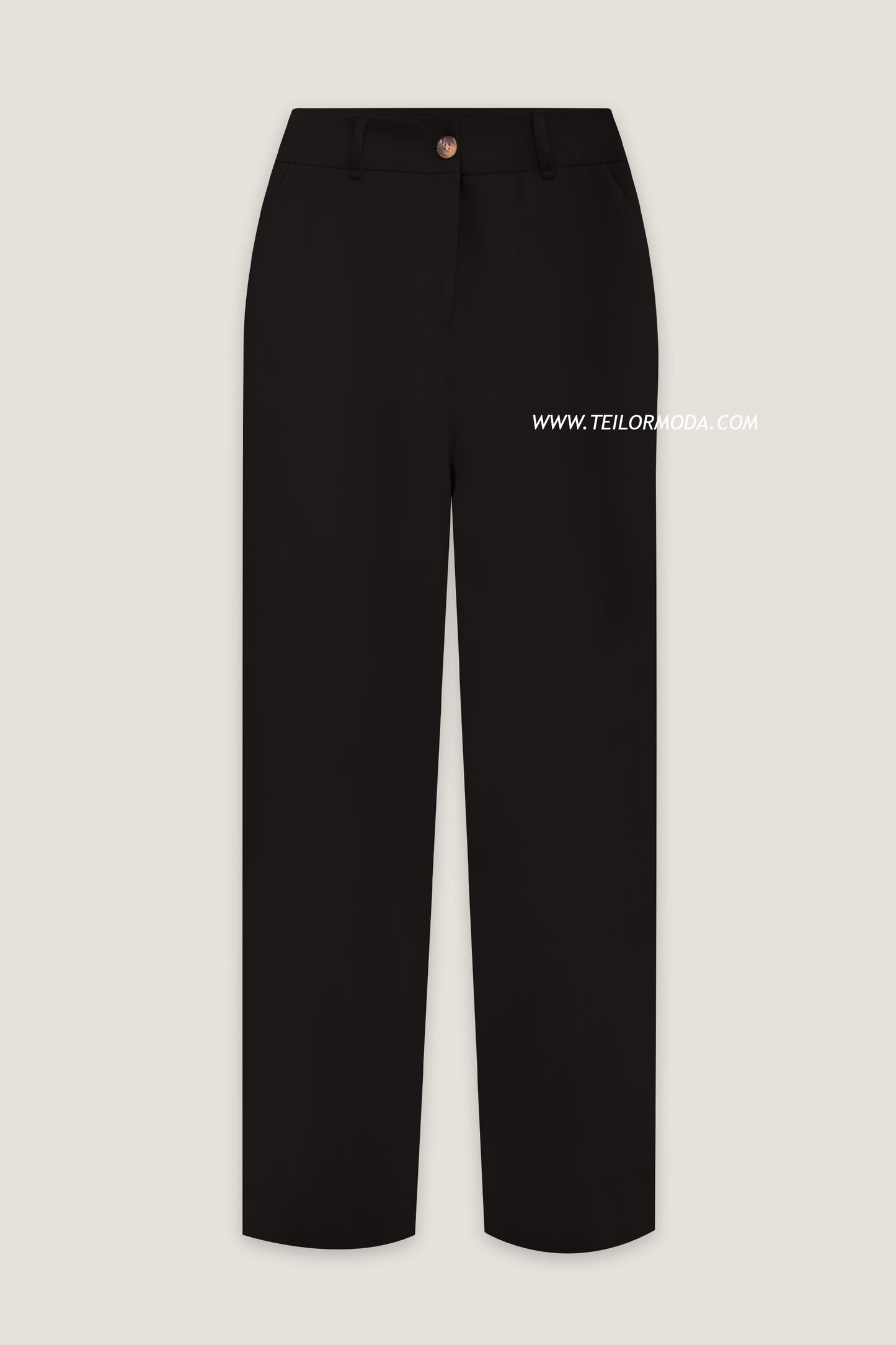 PANTALON RECTO CASUAL MARIANA NEGRO