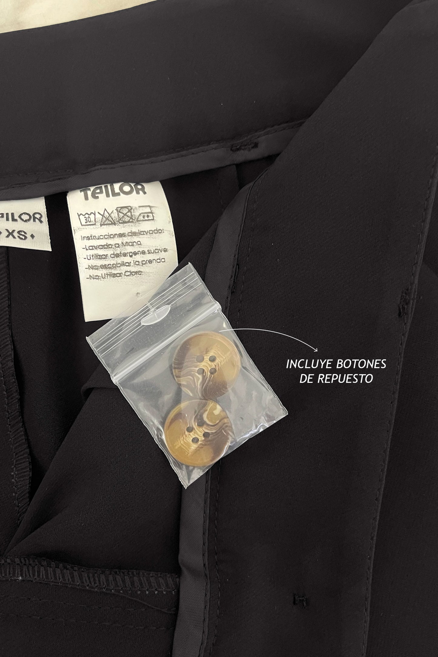 PANTALON RECTO CASUAL MARIANA NEGRO