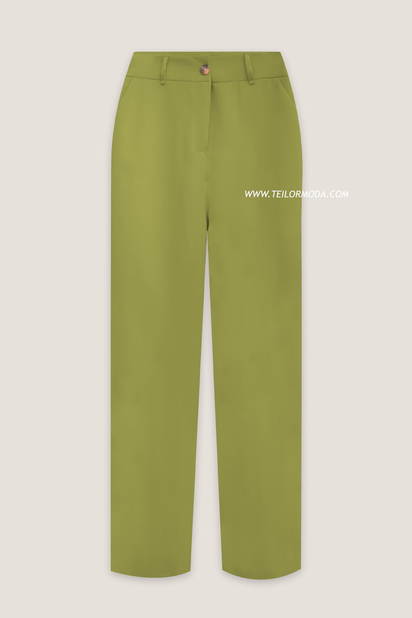PANTALON RECTO CASUAL MARIANA VERDE
