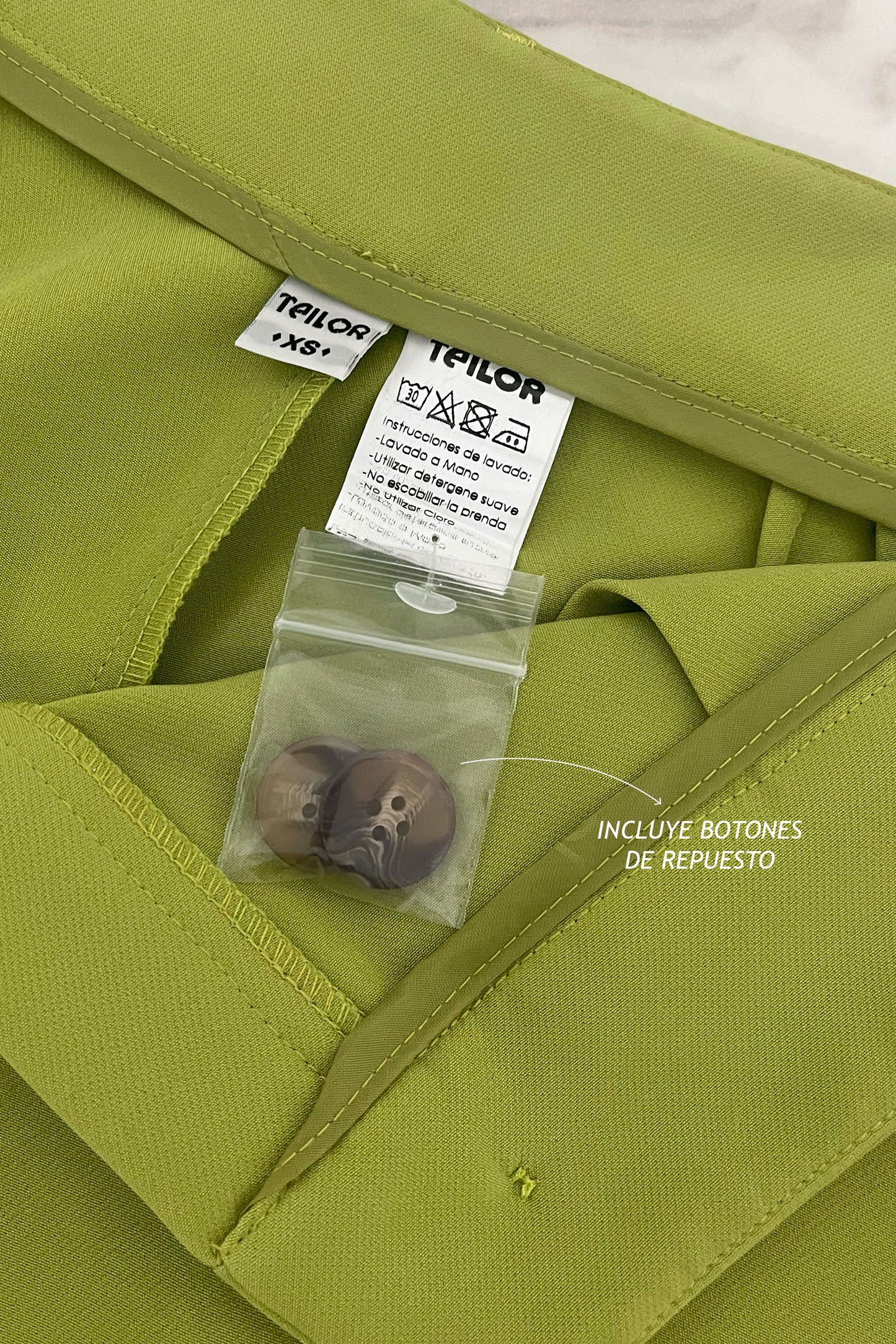 PANTALON RECTO CASUAL MARIANA VERDE
