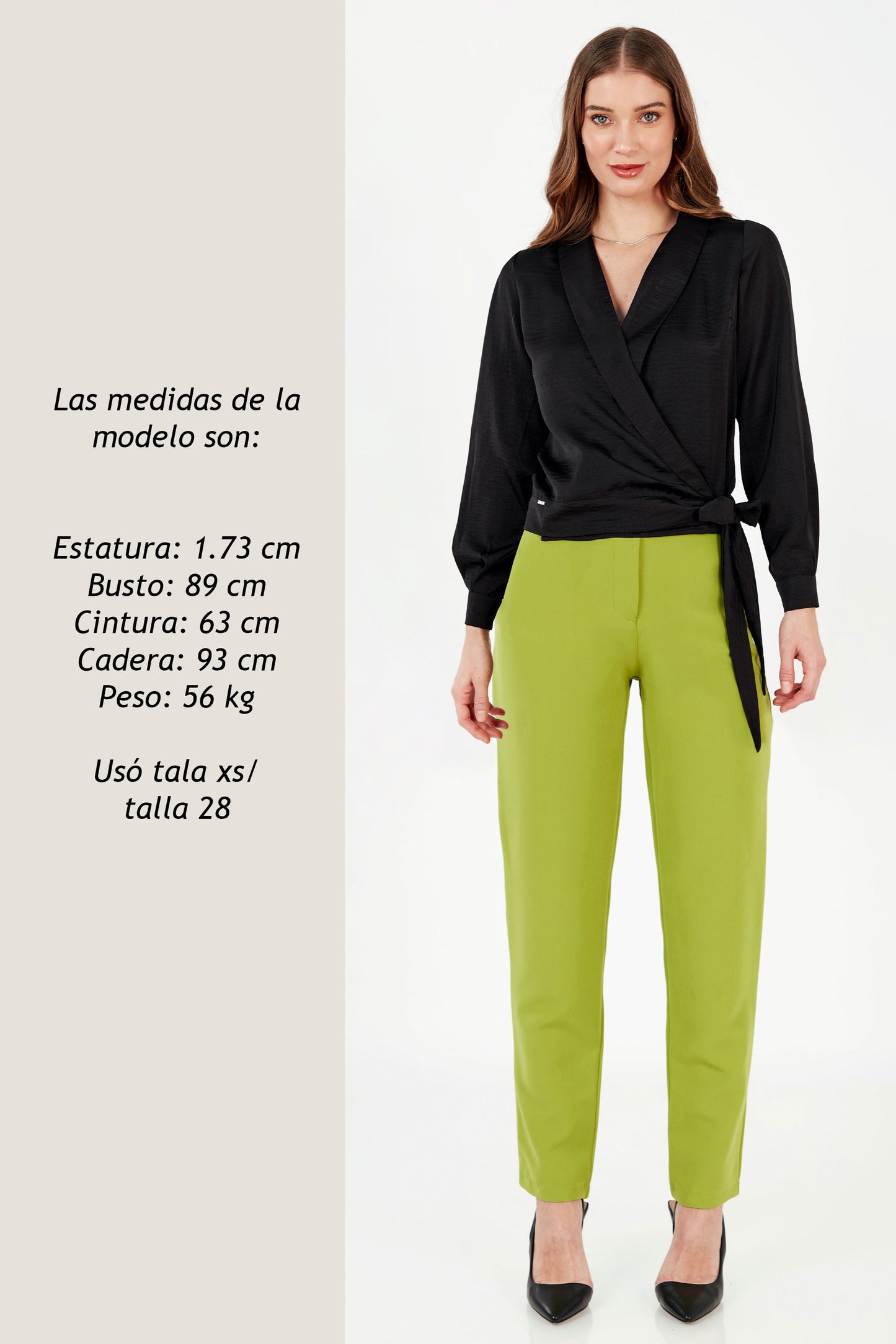 PANTALON RECTO CASUAL MARIANA VERDE