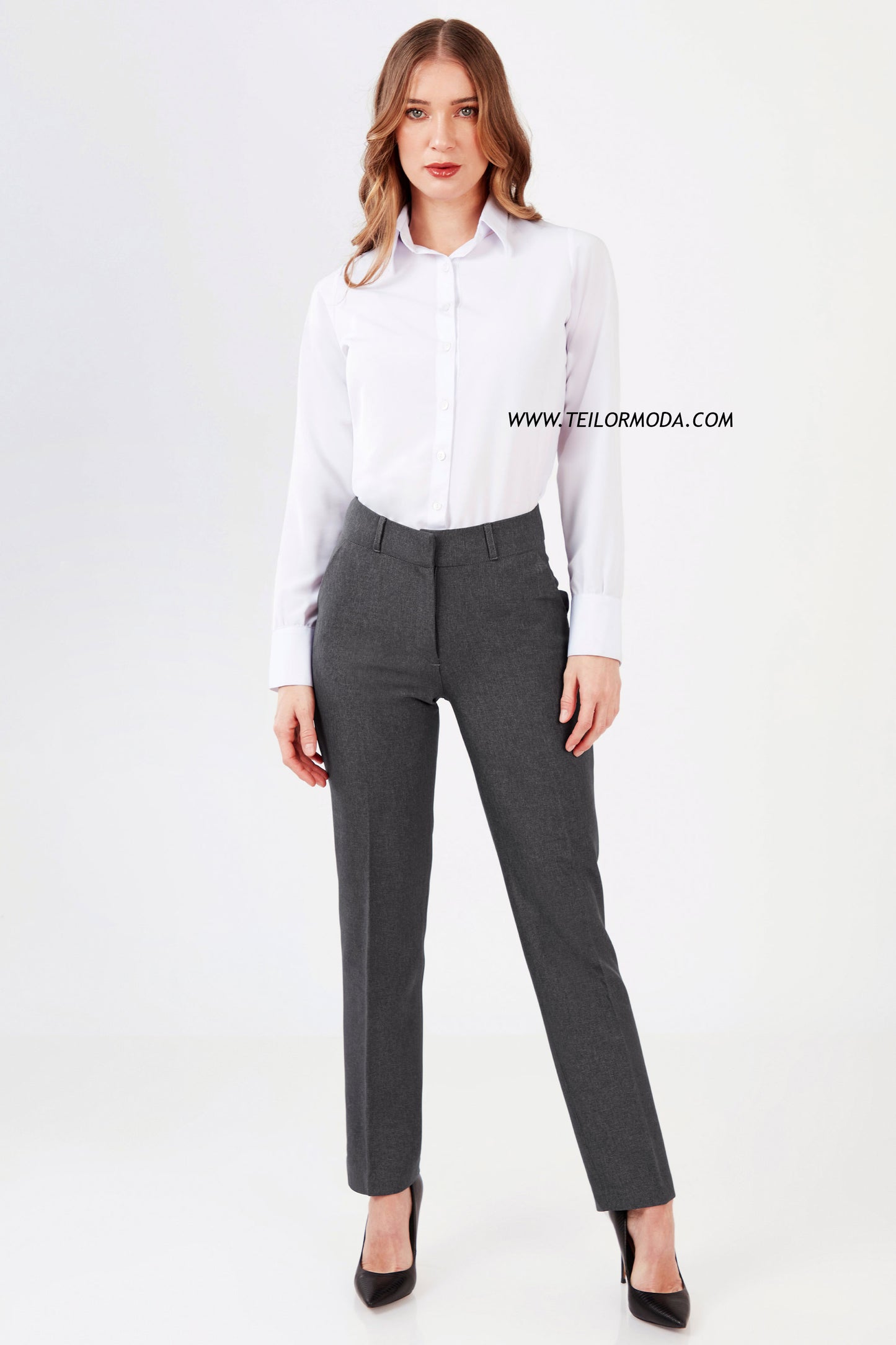 PANTALON SASTRE VALENTINA GRIS