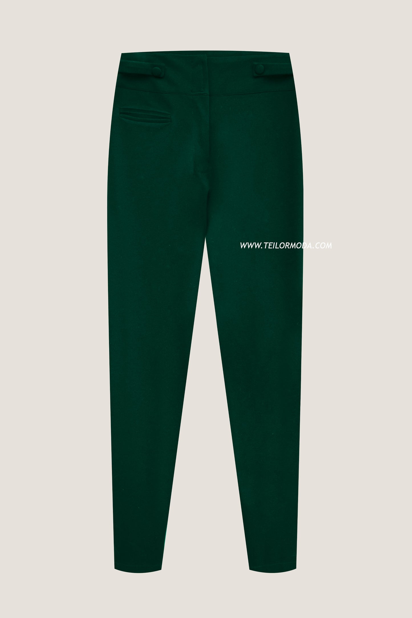 PANTALÓN SKINNY MARA VERDE