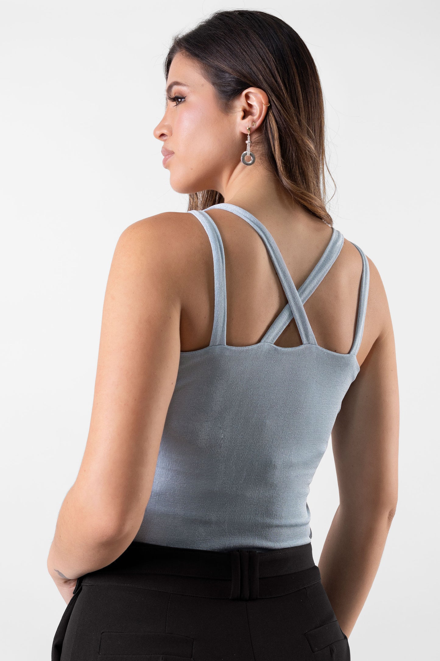 BLUSA CON TIRAS ELLENA CELESTE