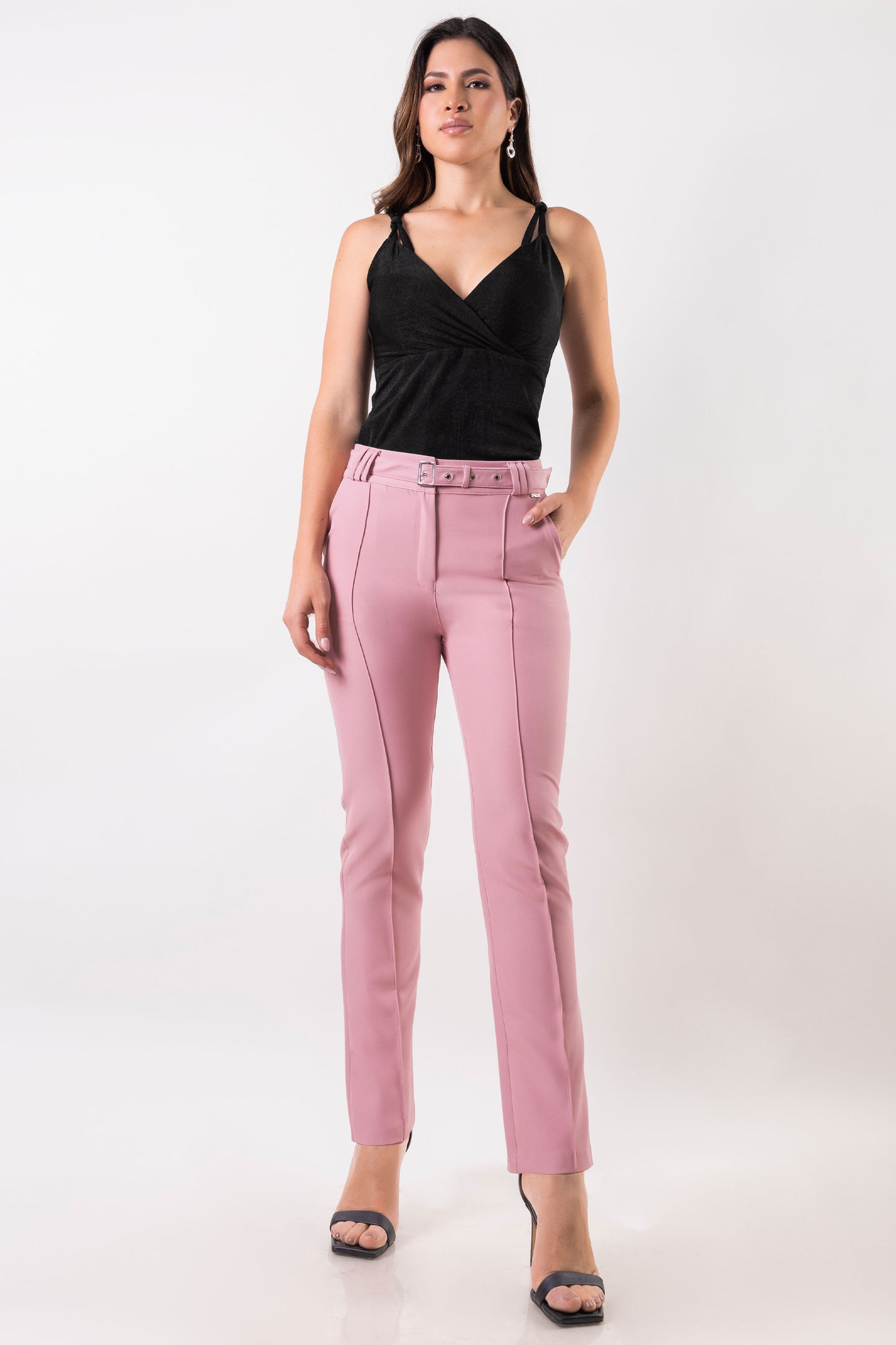 BLUSA CON TIRAS ELLENA NEGRO