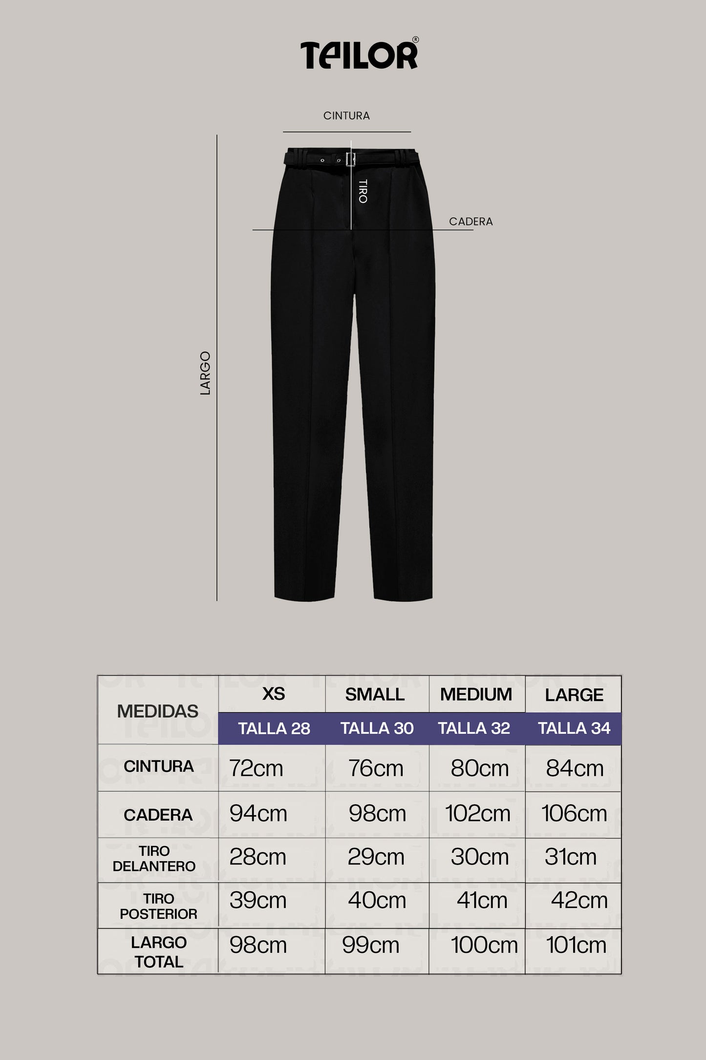 CONJUNTO SASTRE NEGRO RECTO GALICIA