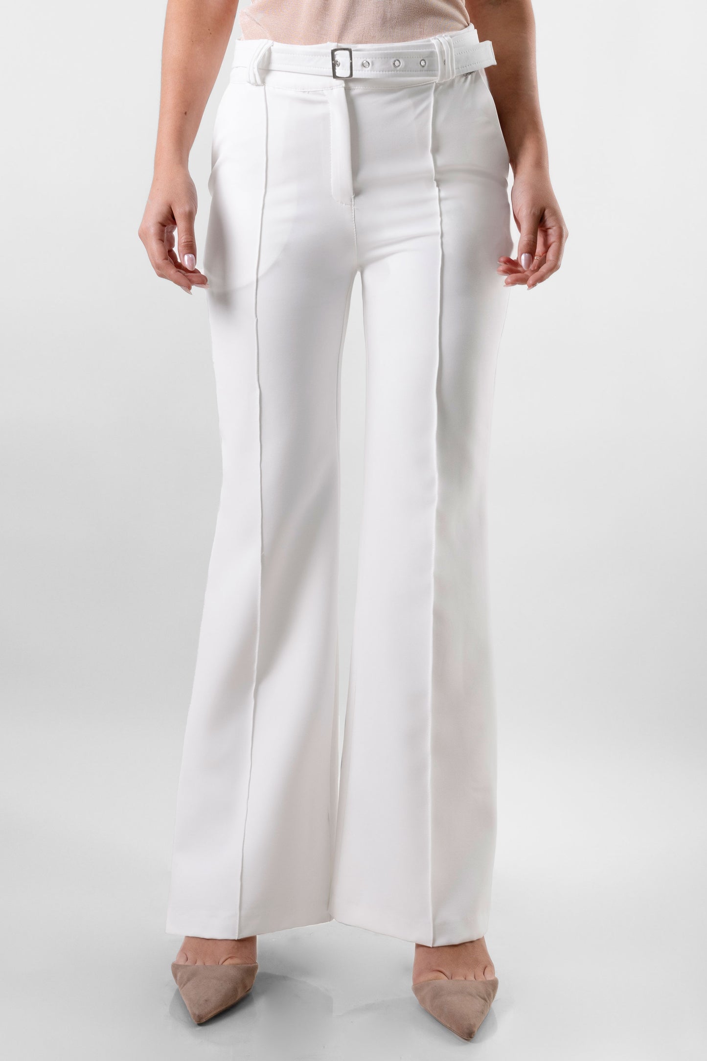 CONJUNTO SASTRE BLANCO MARFIL PALAZZO GALICIA
