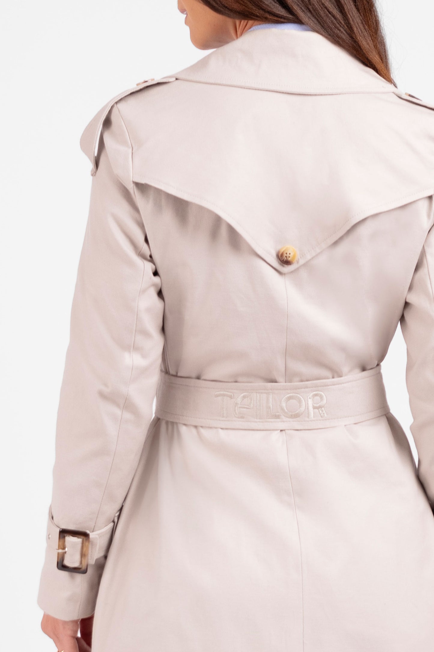 TRENCH COAT GABARDINA GINEBRA BEIGE