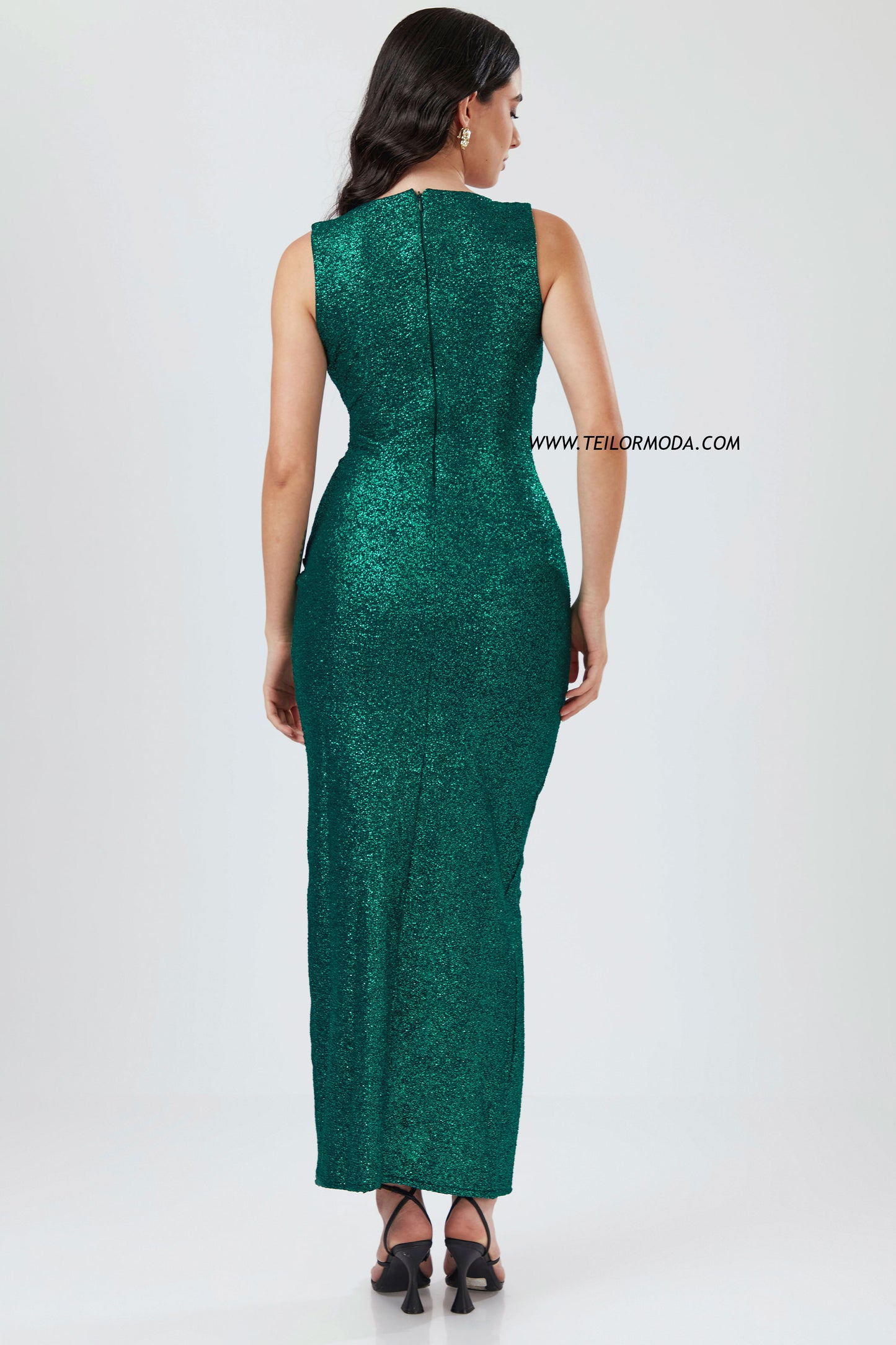 VESTIDO BRILLANTE AMALIA VERDE