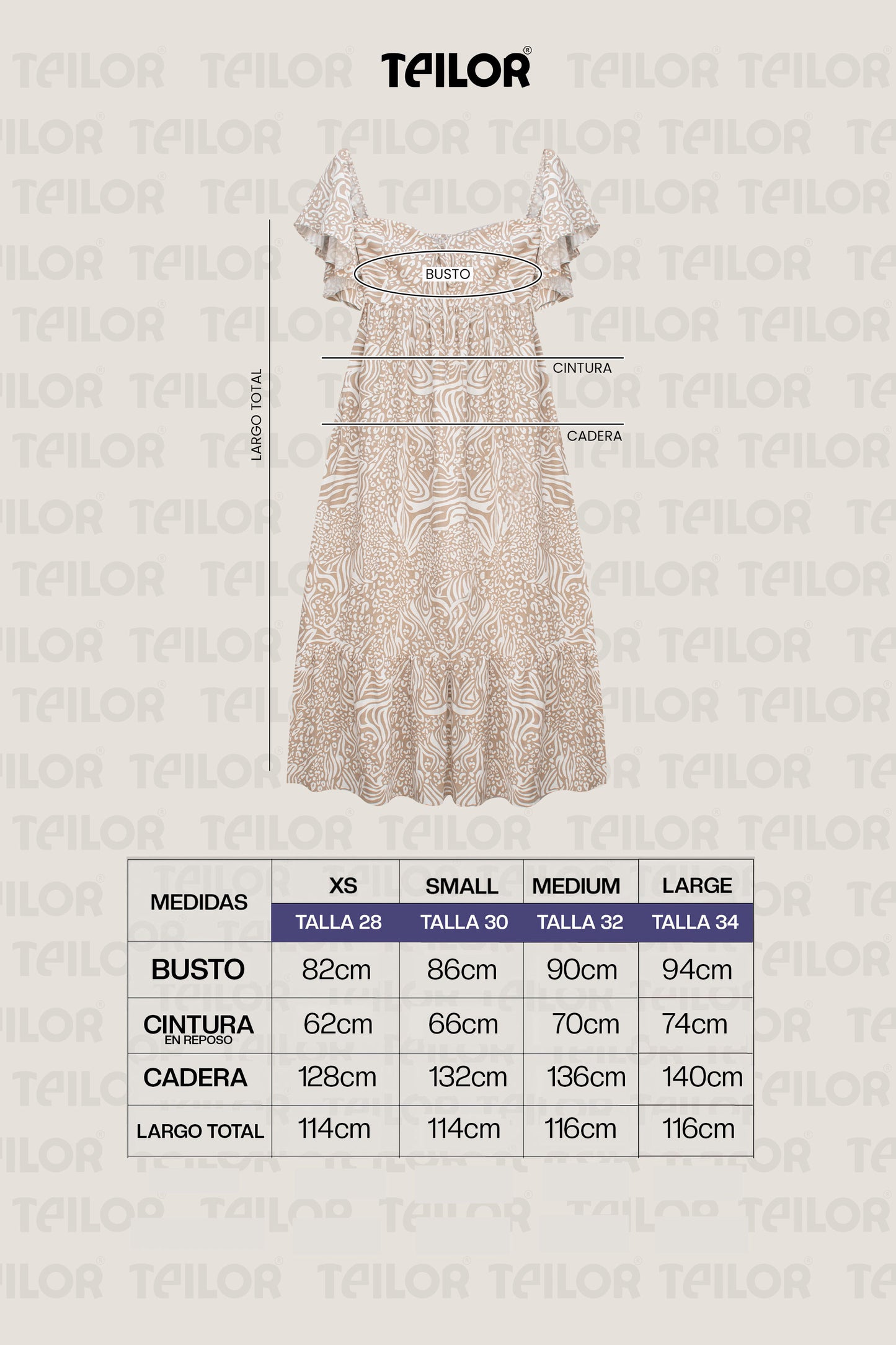 VESTIDO DE LINO FRIDA BEIGE