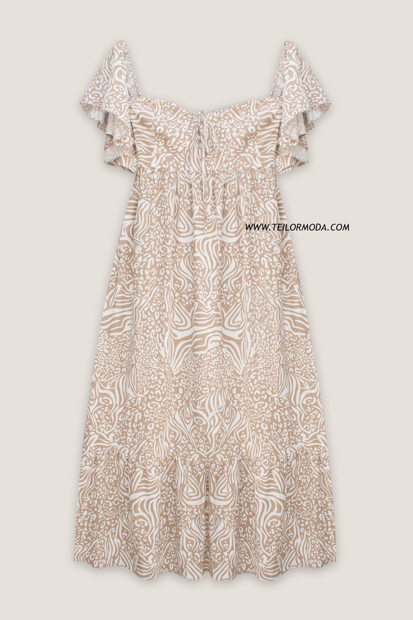 VESTIDO DE LINO FRIDA BEIGE