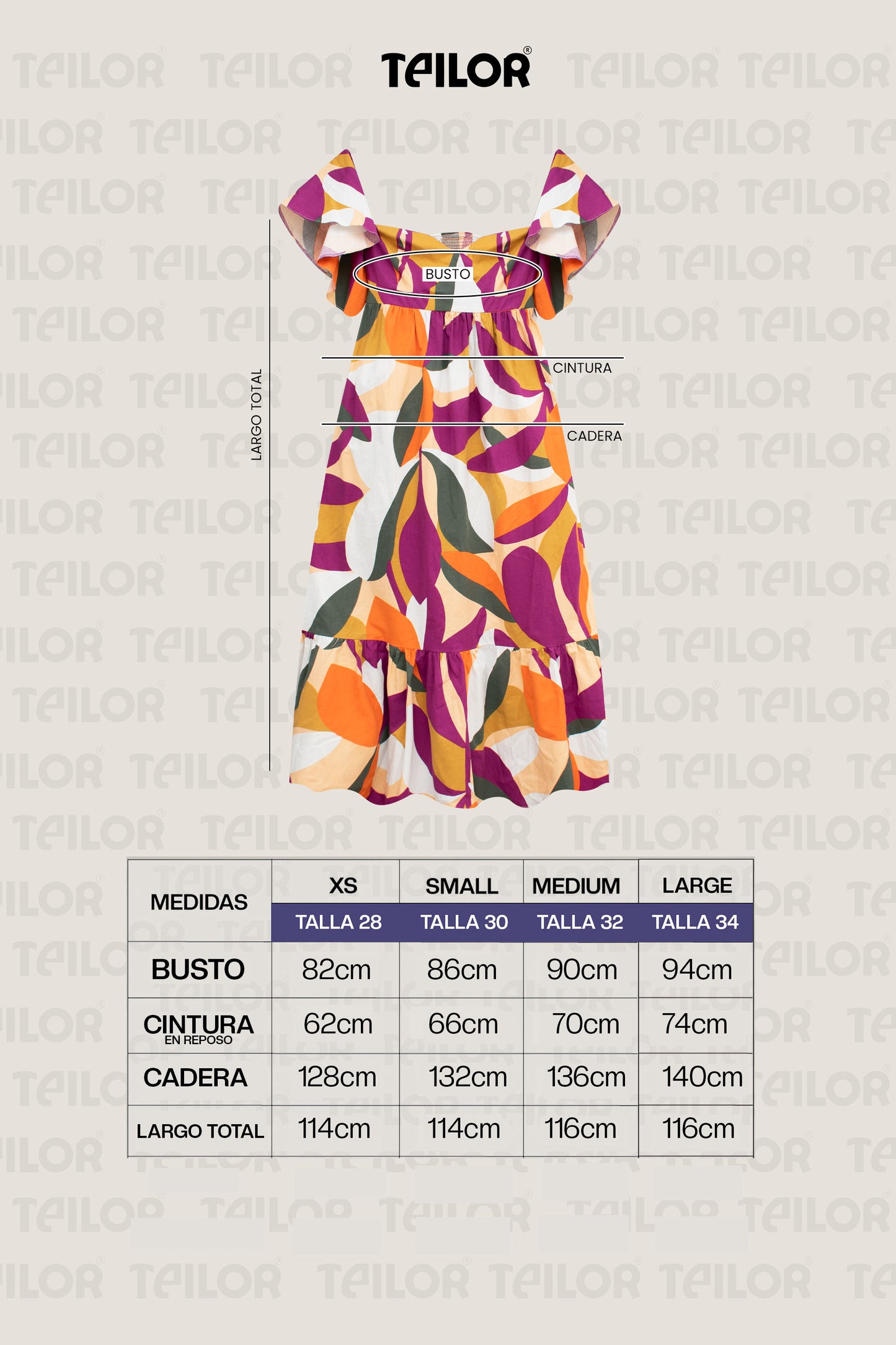 VESTIDO CASUAL FRIDA PURPURA